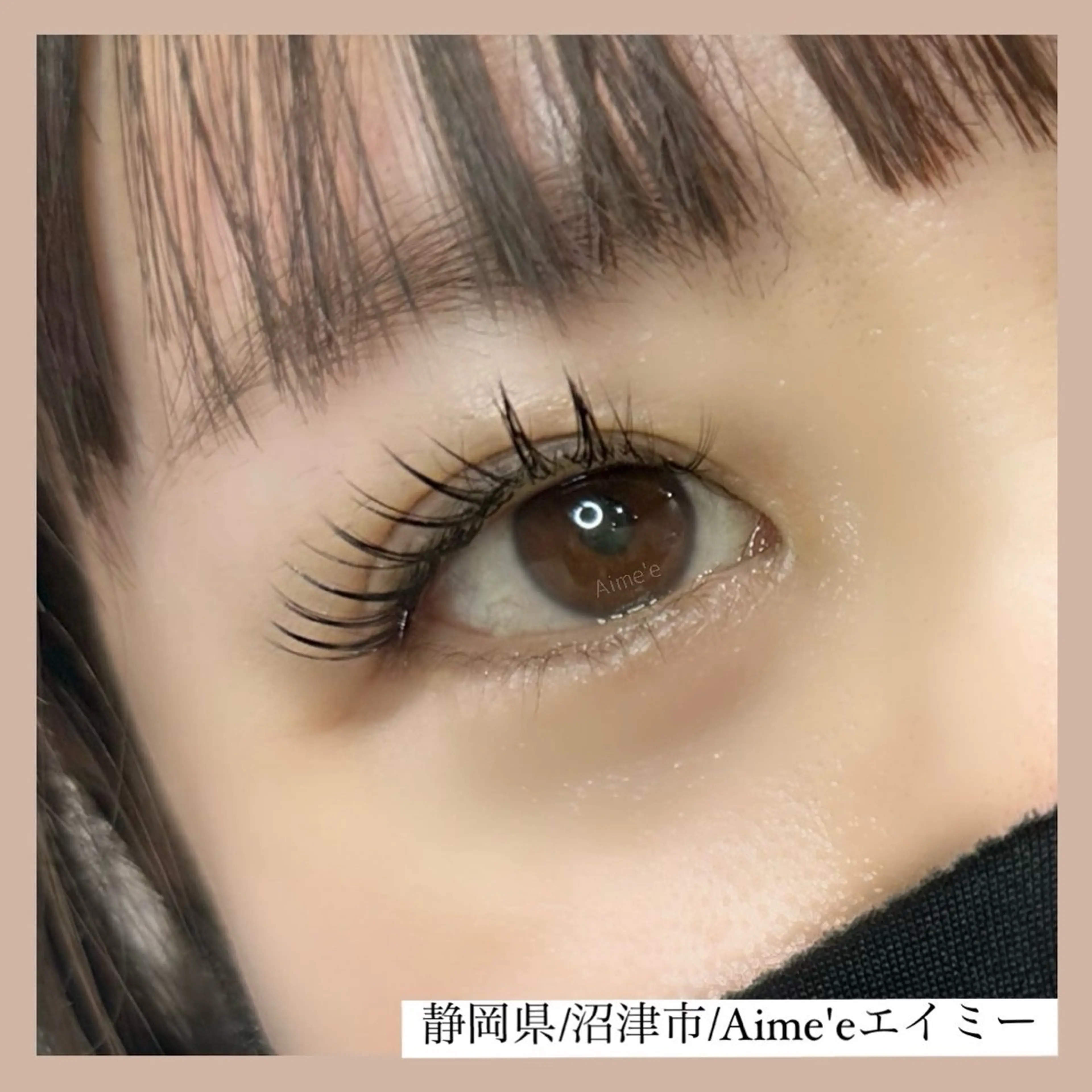 LEDエクステ ツインラッシュ　160本以上の写真