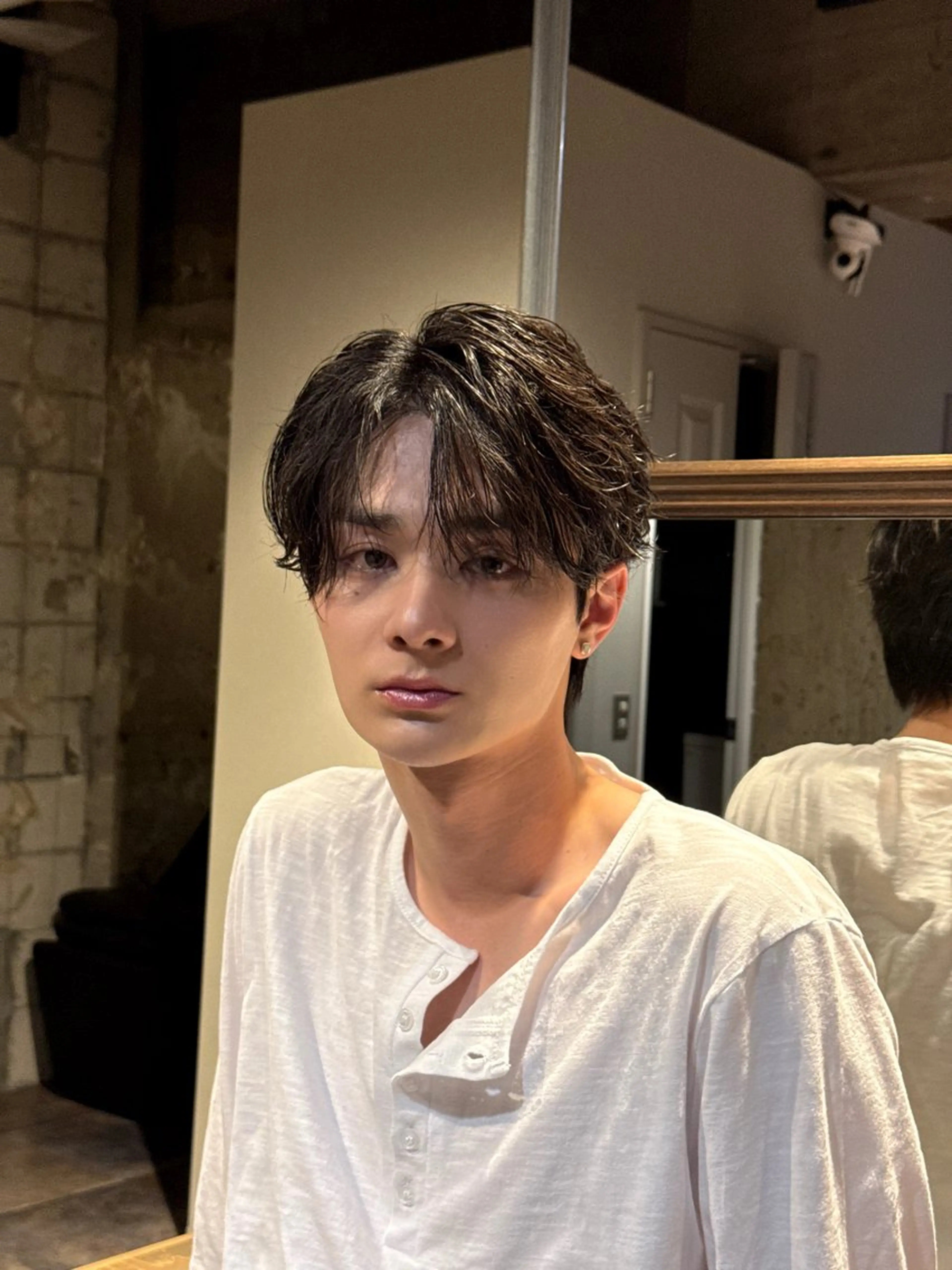 パーマ メンズ フェザーパーマ メンズパーマ カット パーマ 縮毛矯正 メンズ/佐藤 恒輝のヘアスタイル