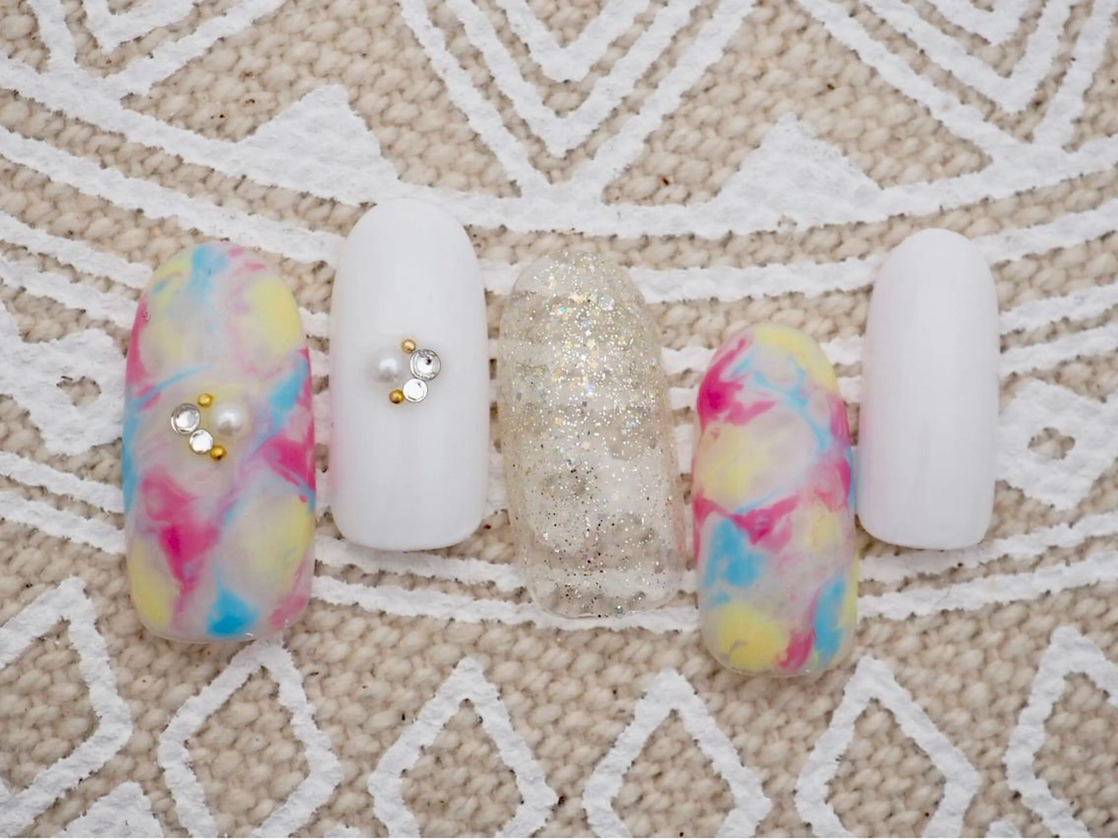 ネイル トップネイリスト Ribbon立川店のネイルデザイン