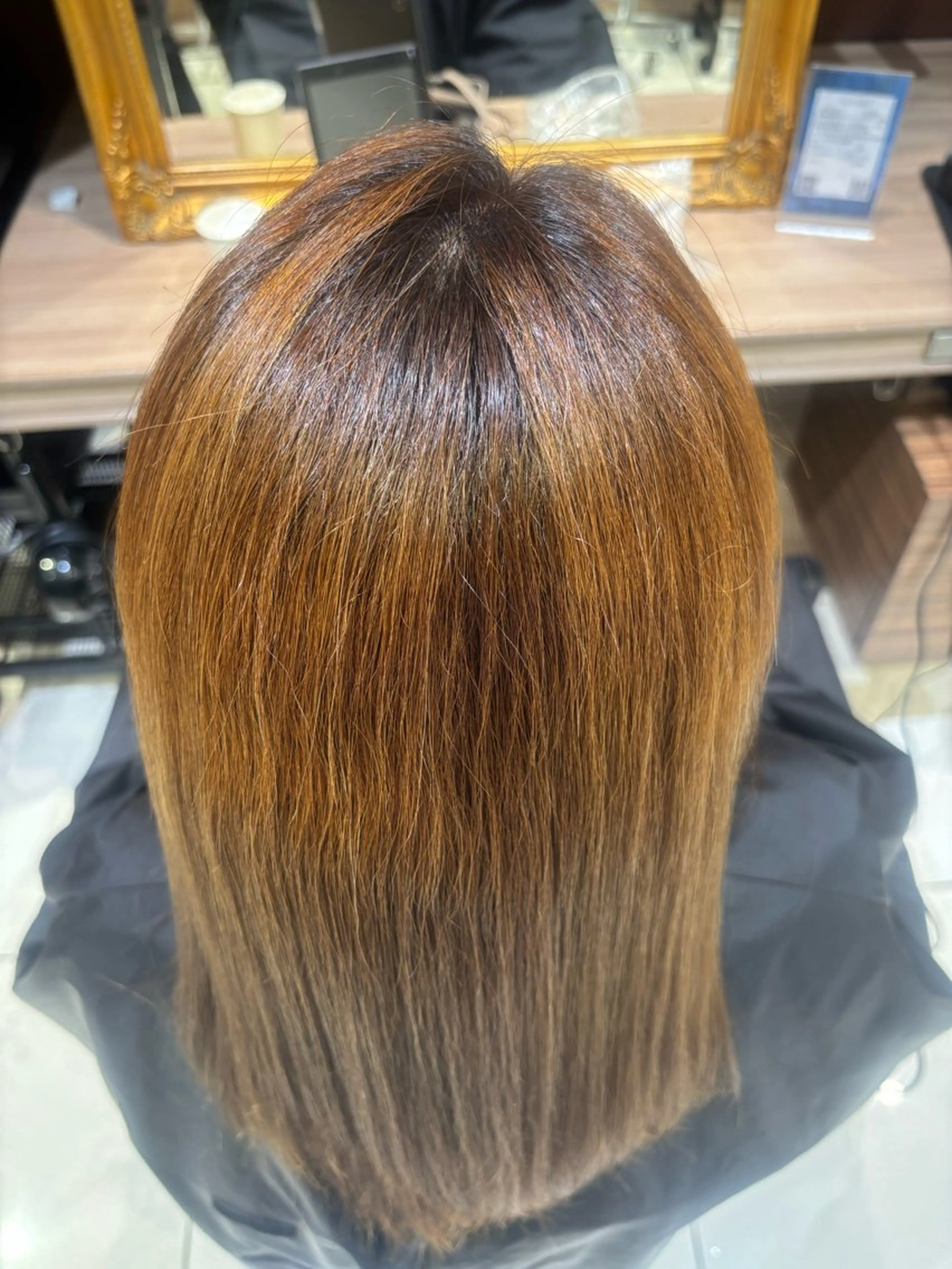 ロング カラー 土谷 寧音のヘアスタイル