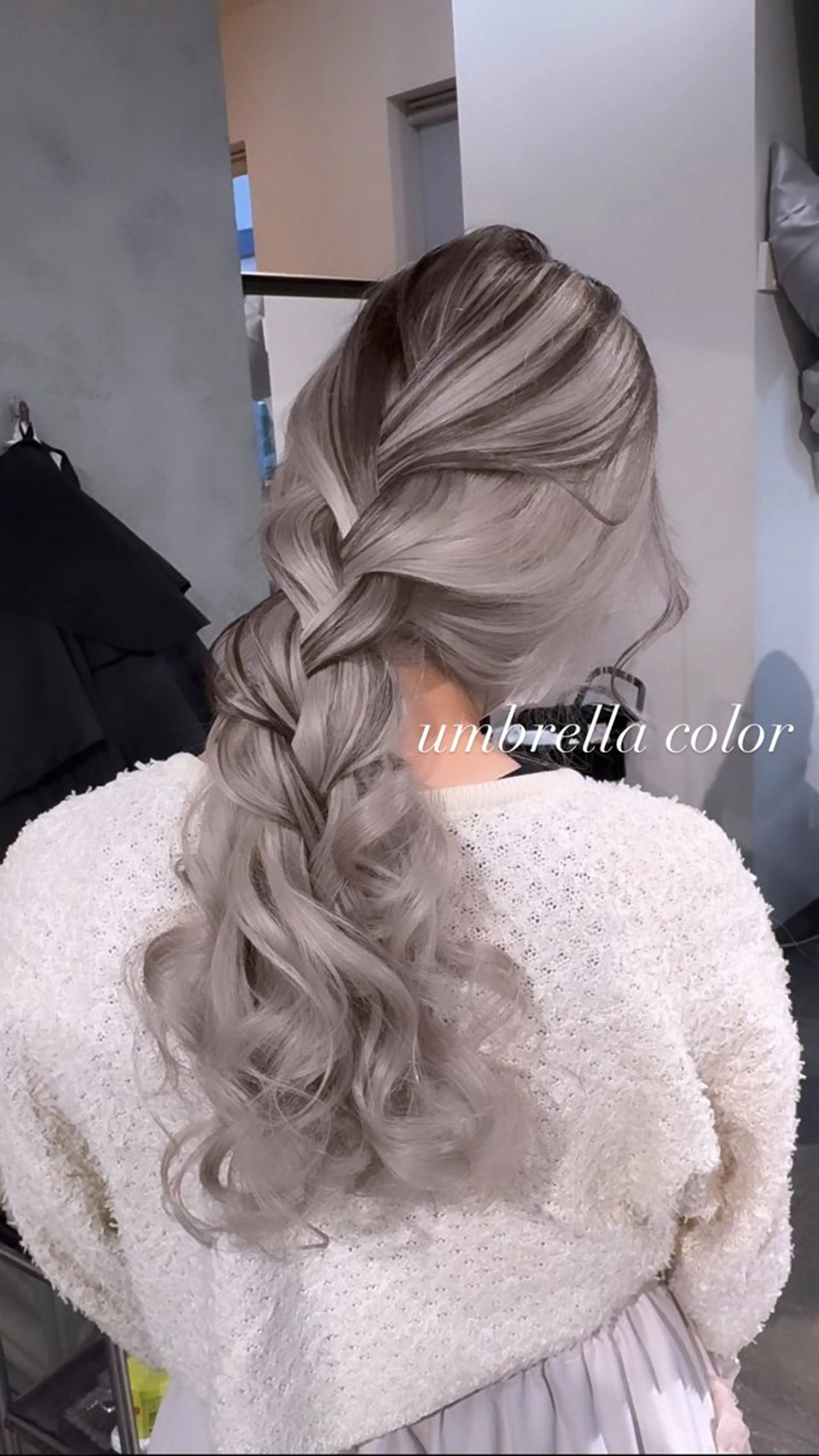 ロング カラー カット ヘアカラー トリートメント ヘアセット 💜ハイトーン💛 マジカルかいちゃんのヘアスタイル