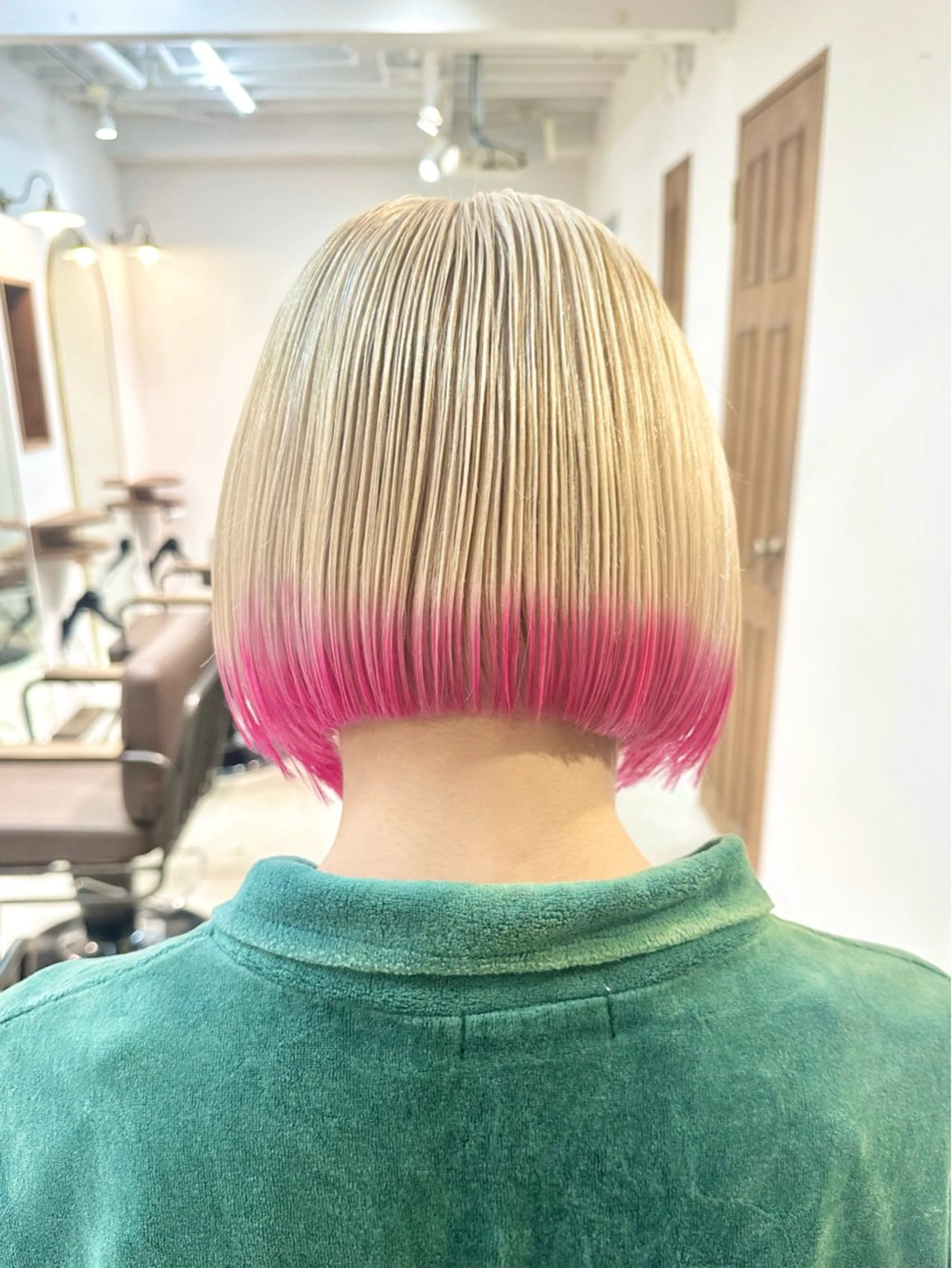 ショート カラー ヘアカラー トリートメント ヘッドスパ ヘアセット kai .のヘアスタイル