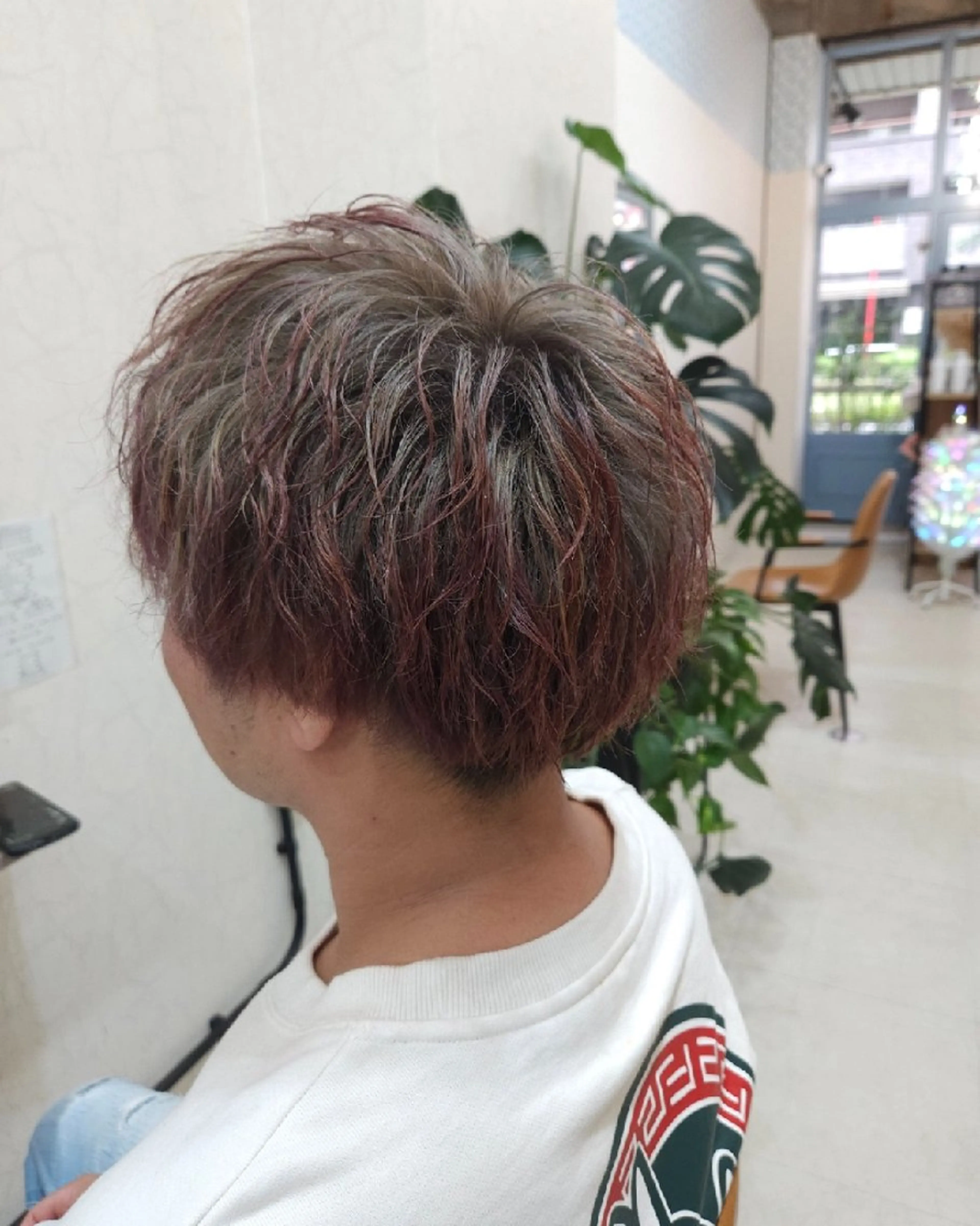 ショート ヘアカラー トリートメント nico ニコのヘアスタイル