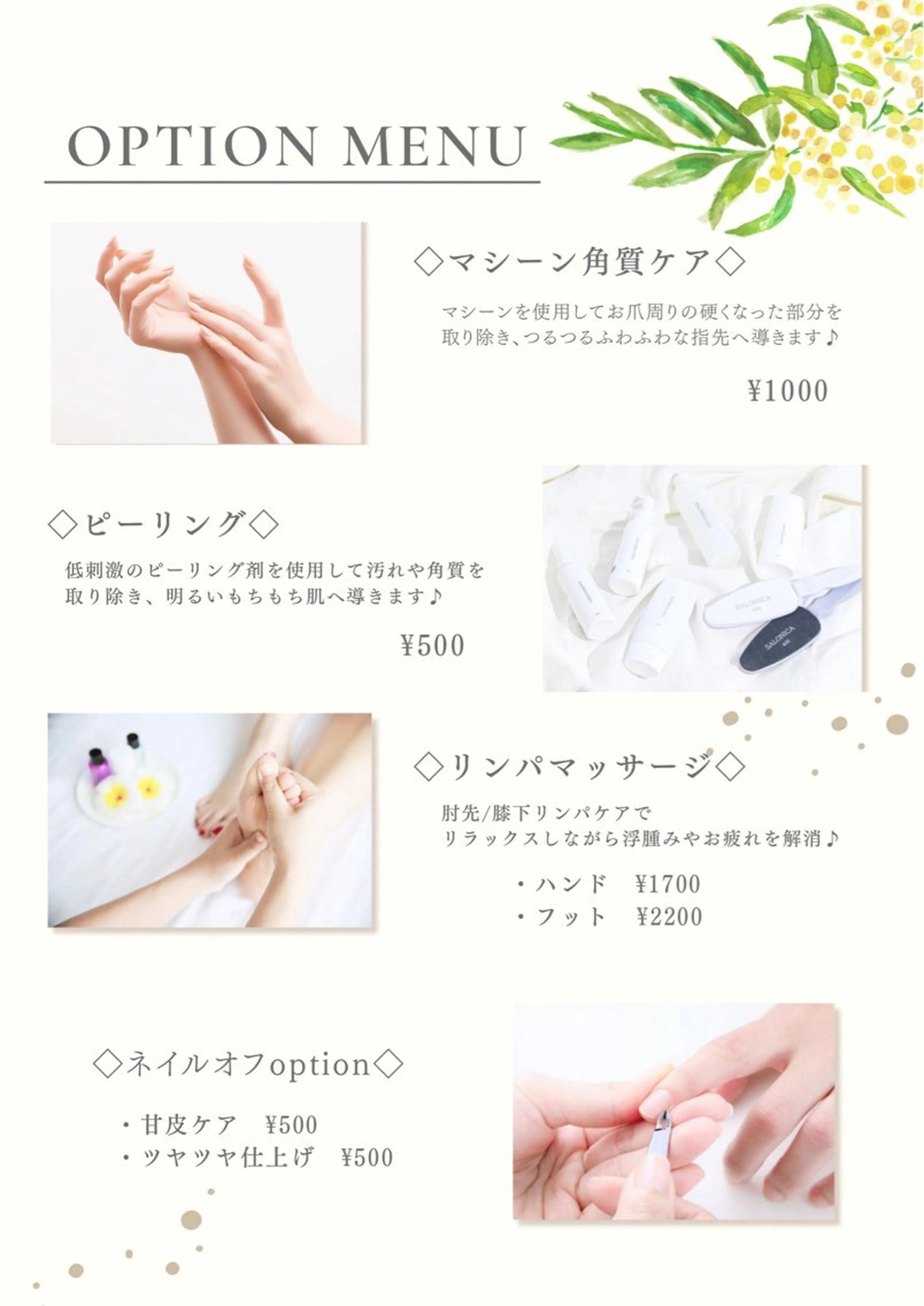 ネイル ハンドケア nailsalon anrireのネイルデザイン