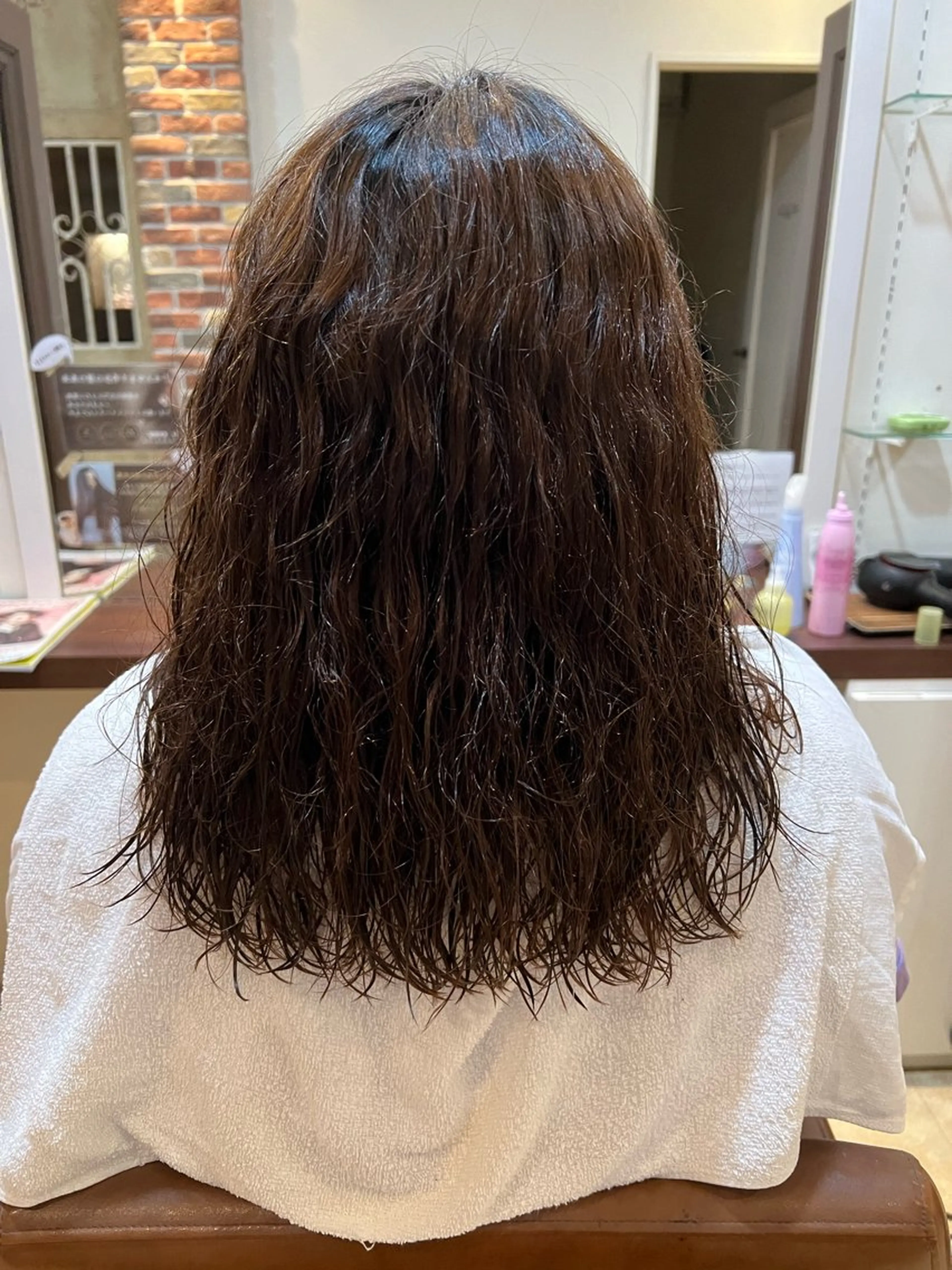 ロング パーマ 髙橋 俊介のヘアスタイル