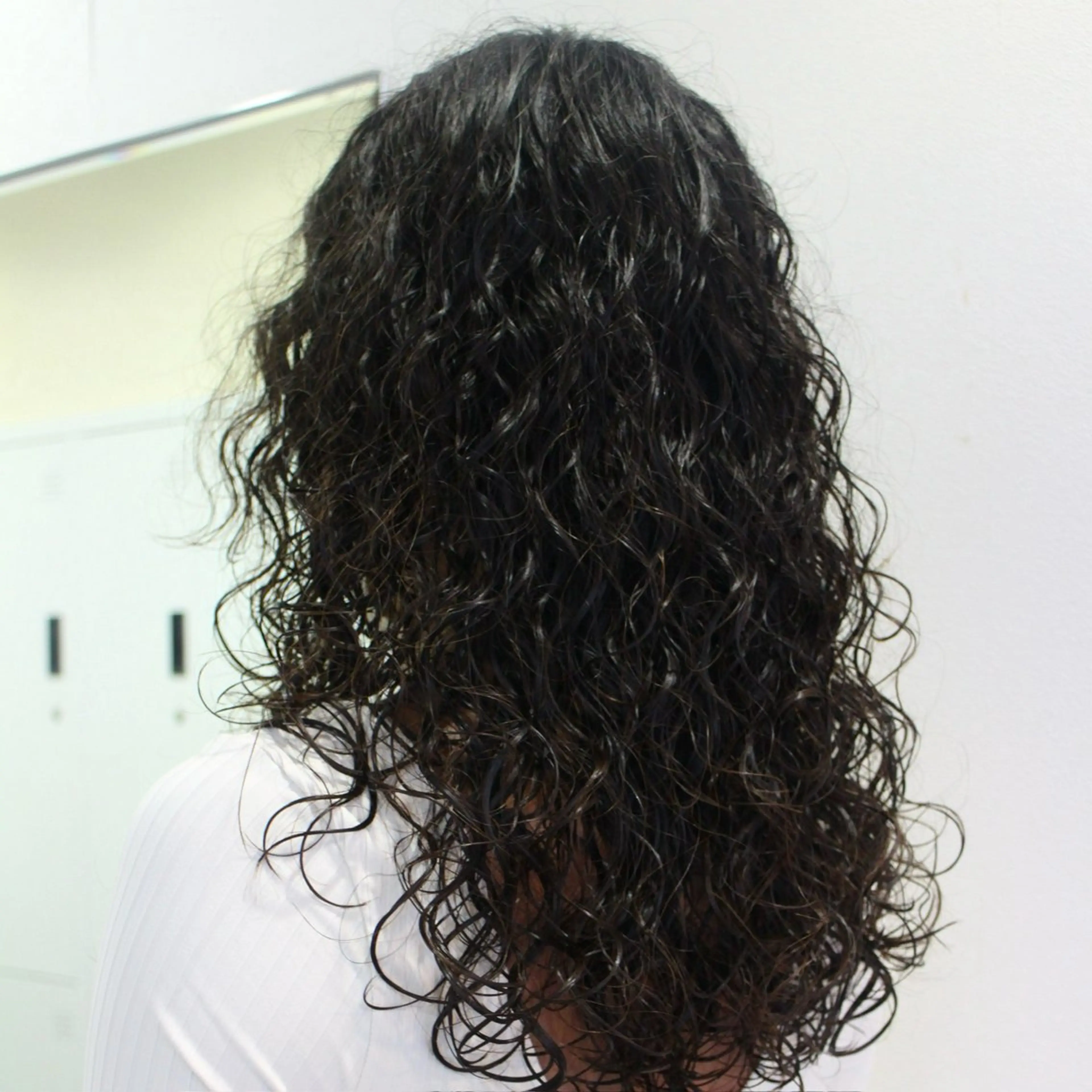 セミロング パーマ セミロングパーマ カーリーパーマ/ 透明ｶﾗｰ/MIKUのヘアスタイル