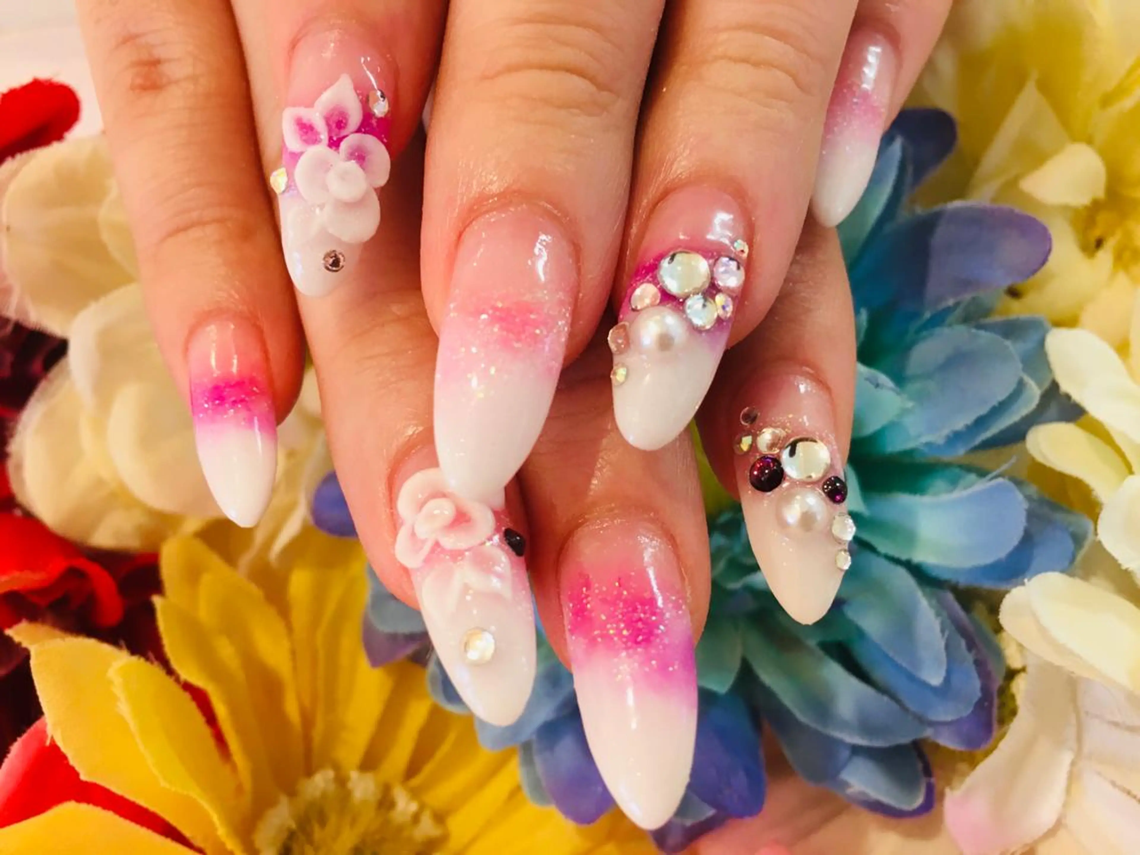 ネイル アートネイル スカルプネイル gorella Ａのネイルデザイン