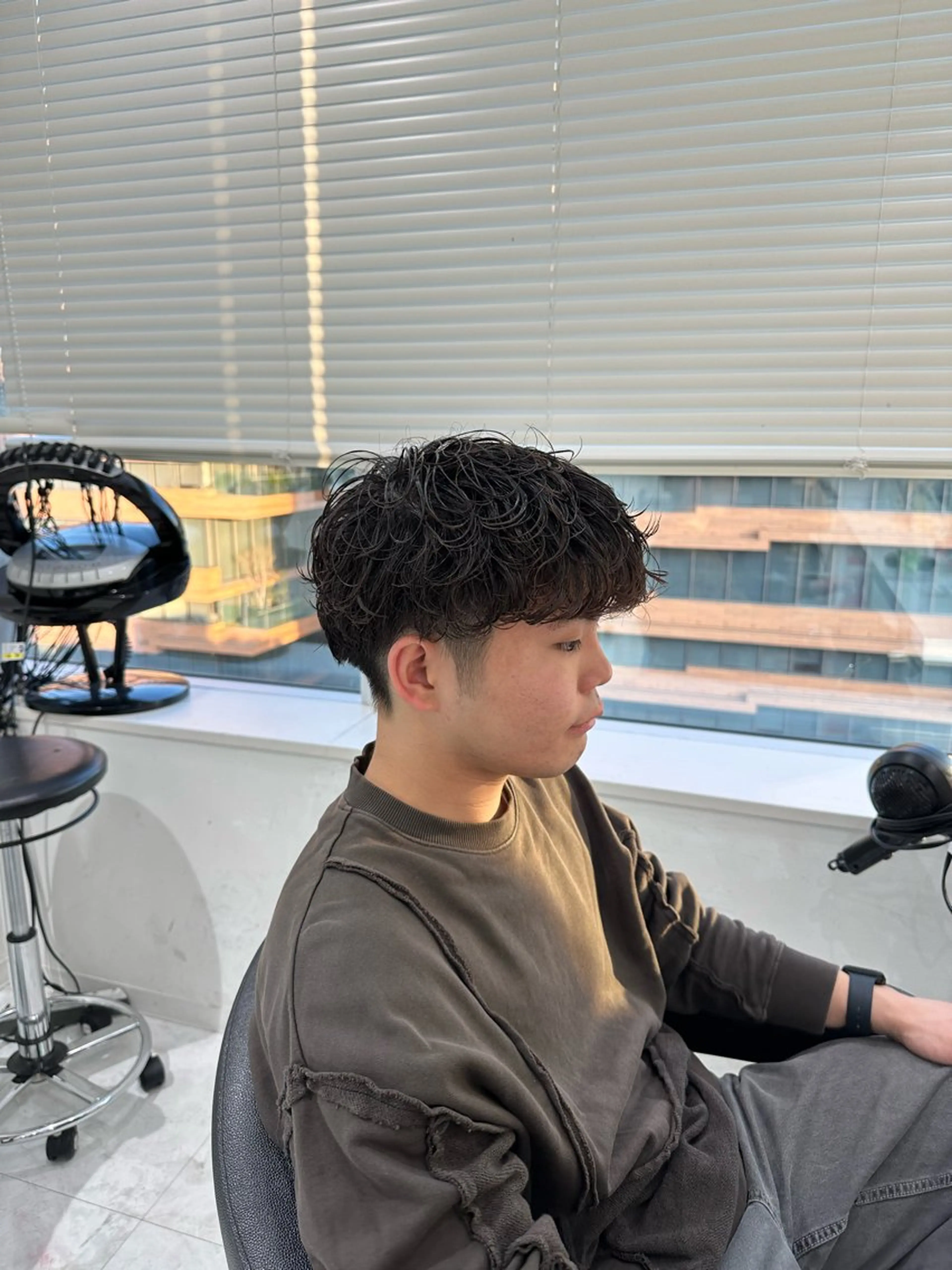 メンズ カット パーマ 🐺韓国風メンズ特化 あさひ🐺のヘアスタイル