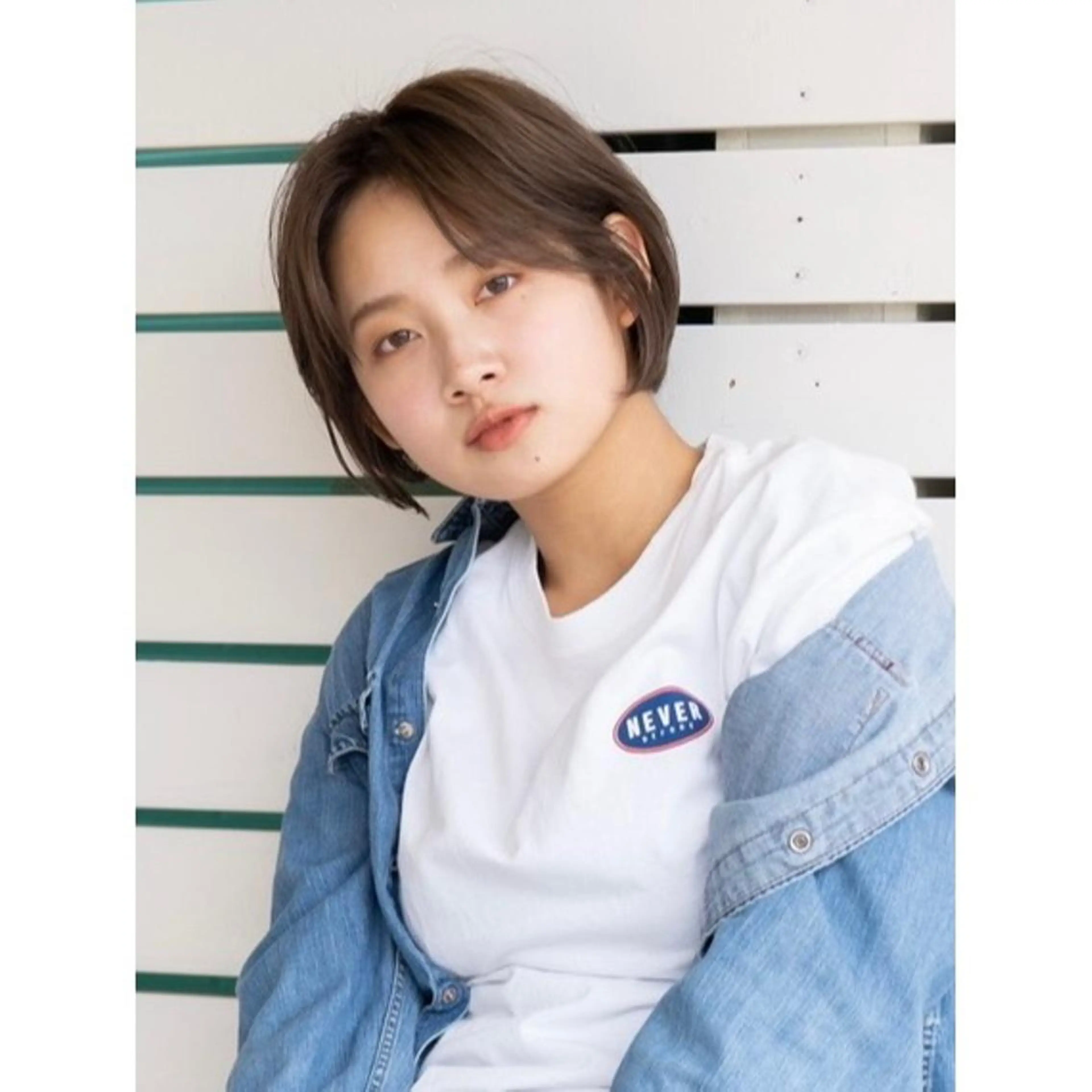 ショート 茅ヶ崎/ショートボブ /ハイトーン/片野のヘアスタイル