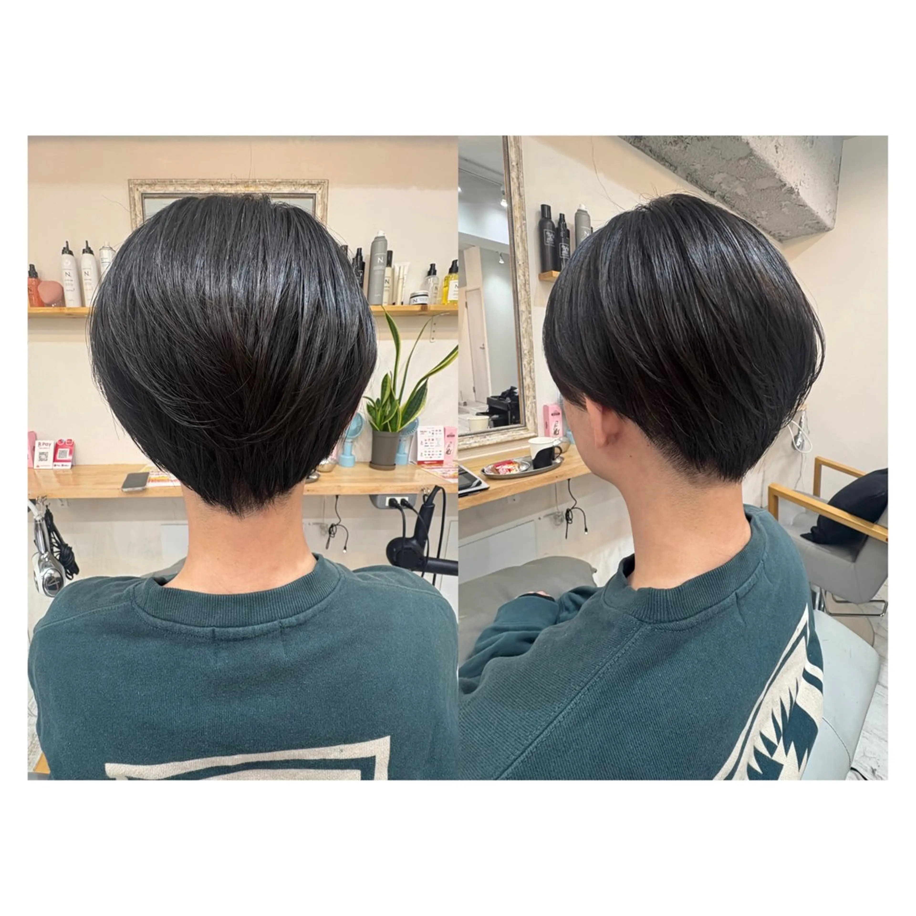 メンズ レイヤーカット・ 縮毛矯正 星野のヘアスタイル