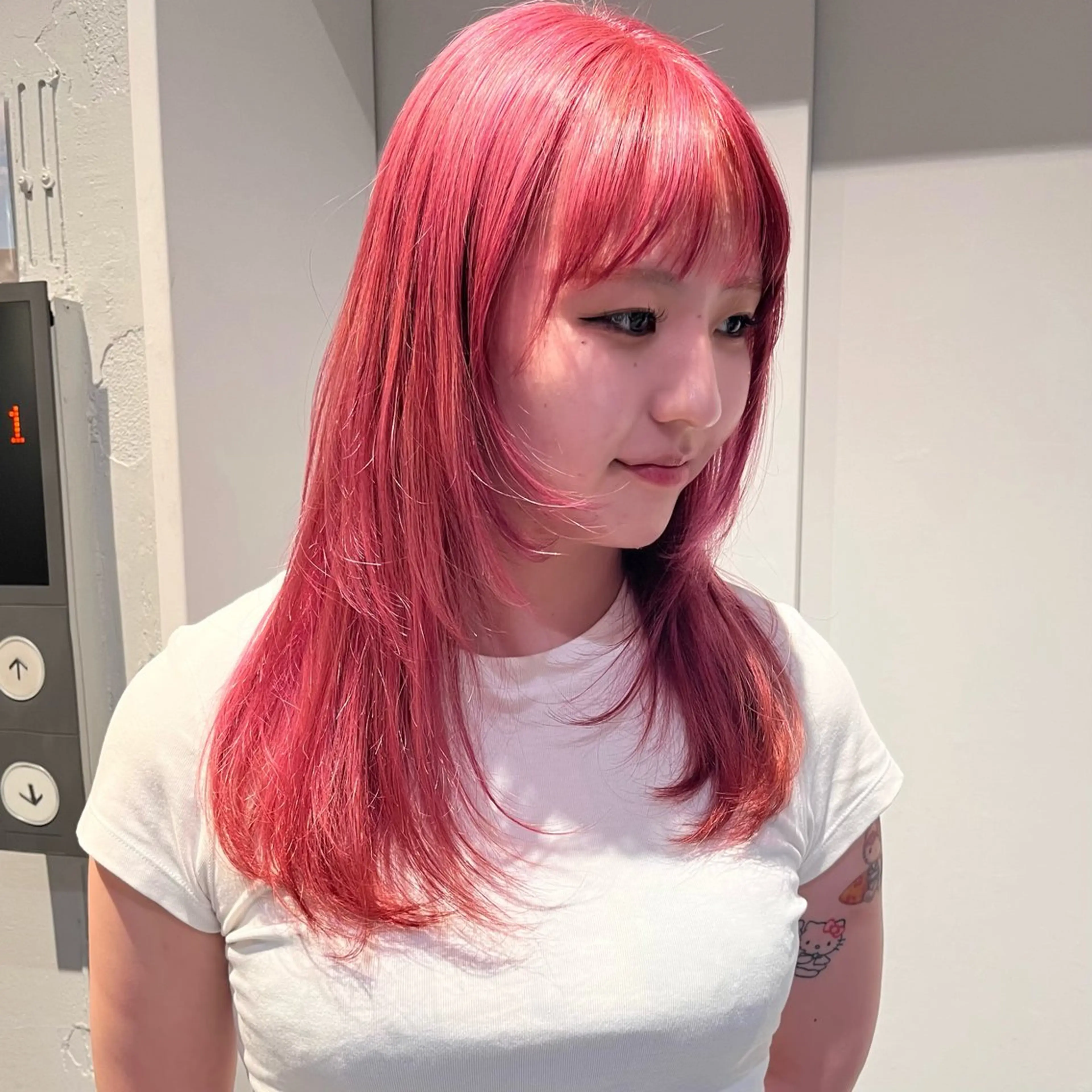 セミロング カラー ヘアカラー トリートメント ｵﾀｸ美容師🛍/ 酸性ストレート/艶髪のヘアスタイル