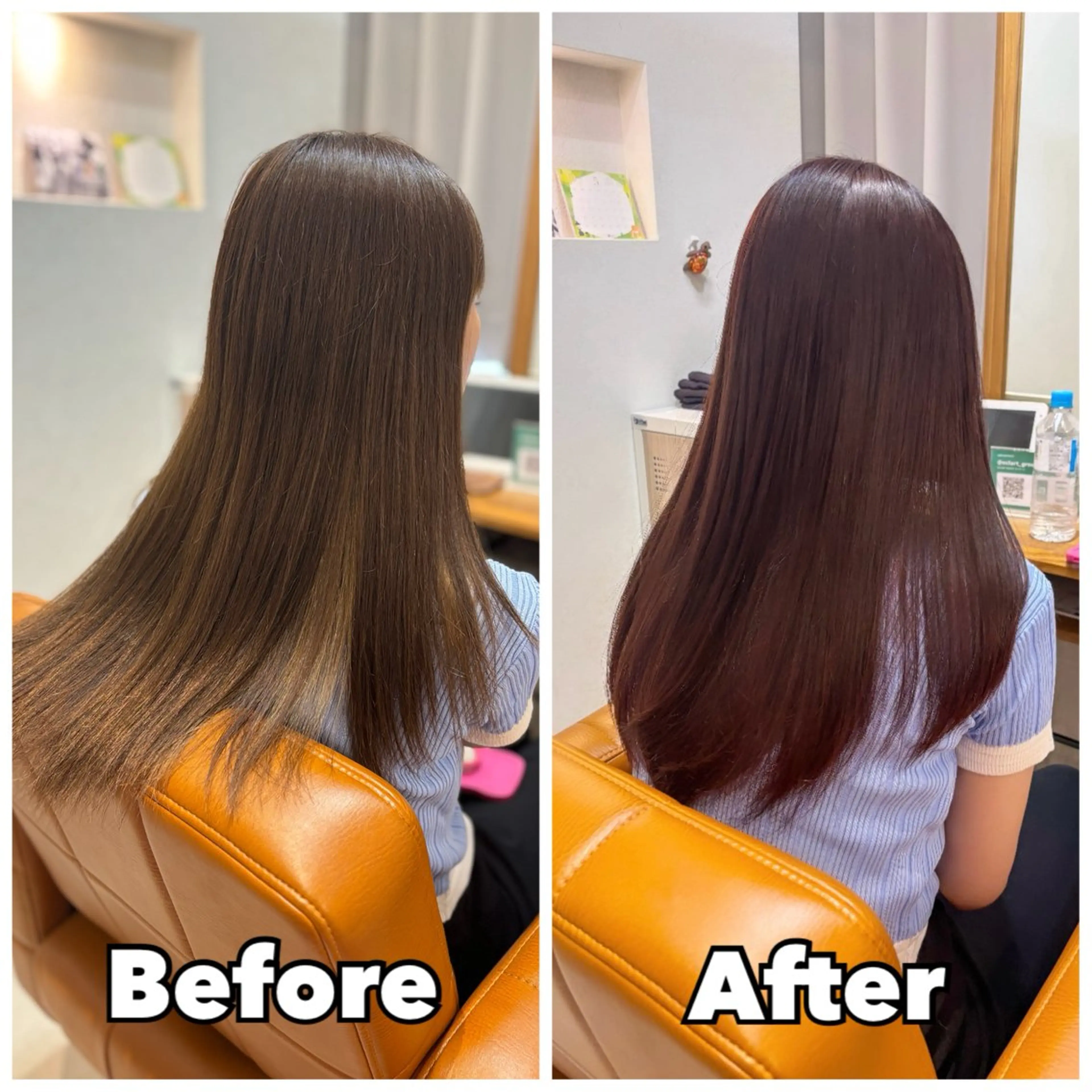 ロング カラー 【完全個室】髪質改善 暖色カラー/山崎唯奈のヘアスタイル