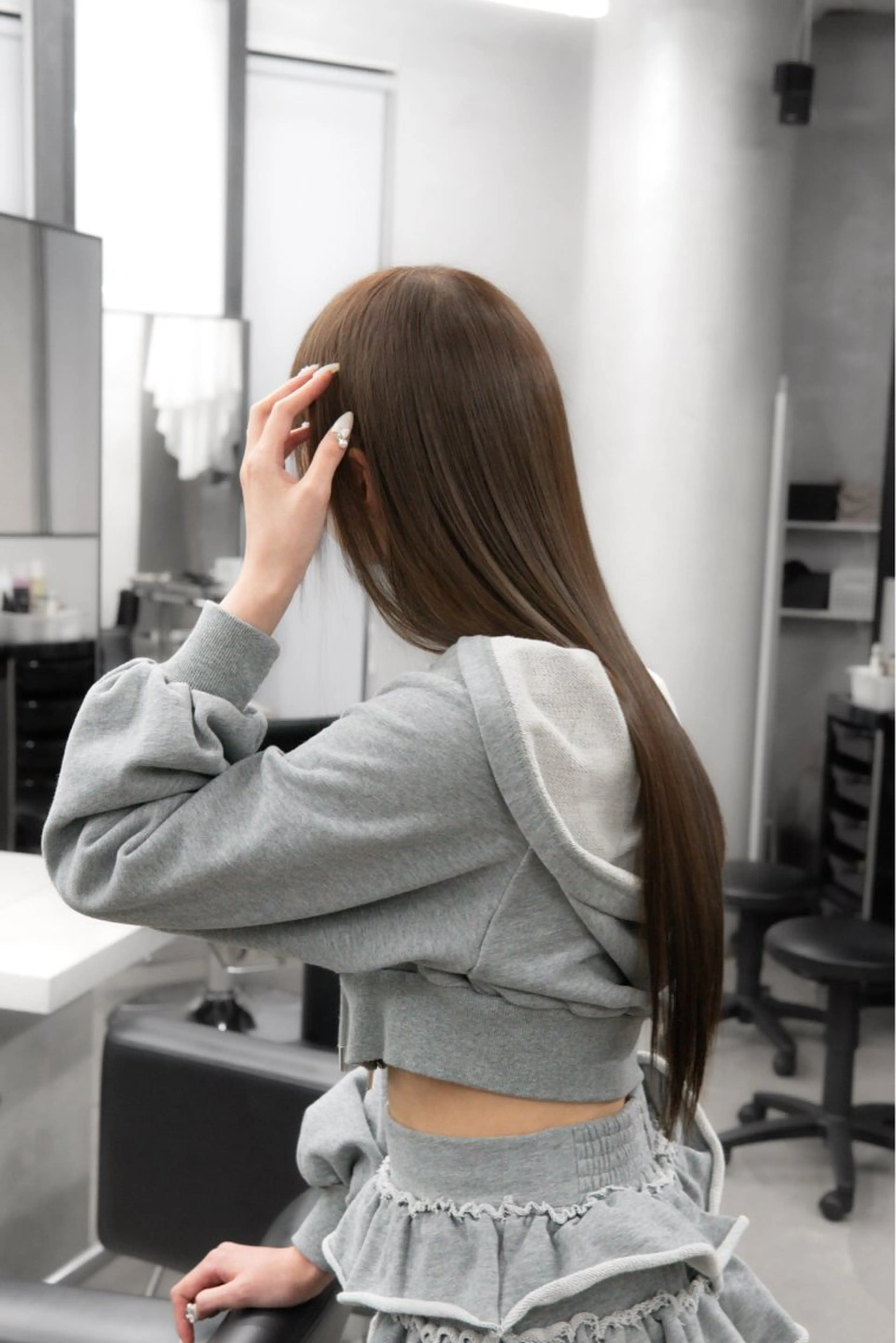 ロング カラー 無料カットモデル／ 髪質改善／角田 龍汰のヘアスタイル