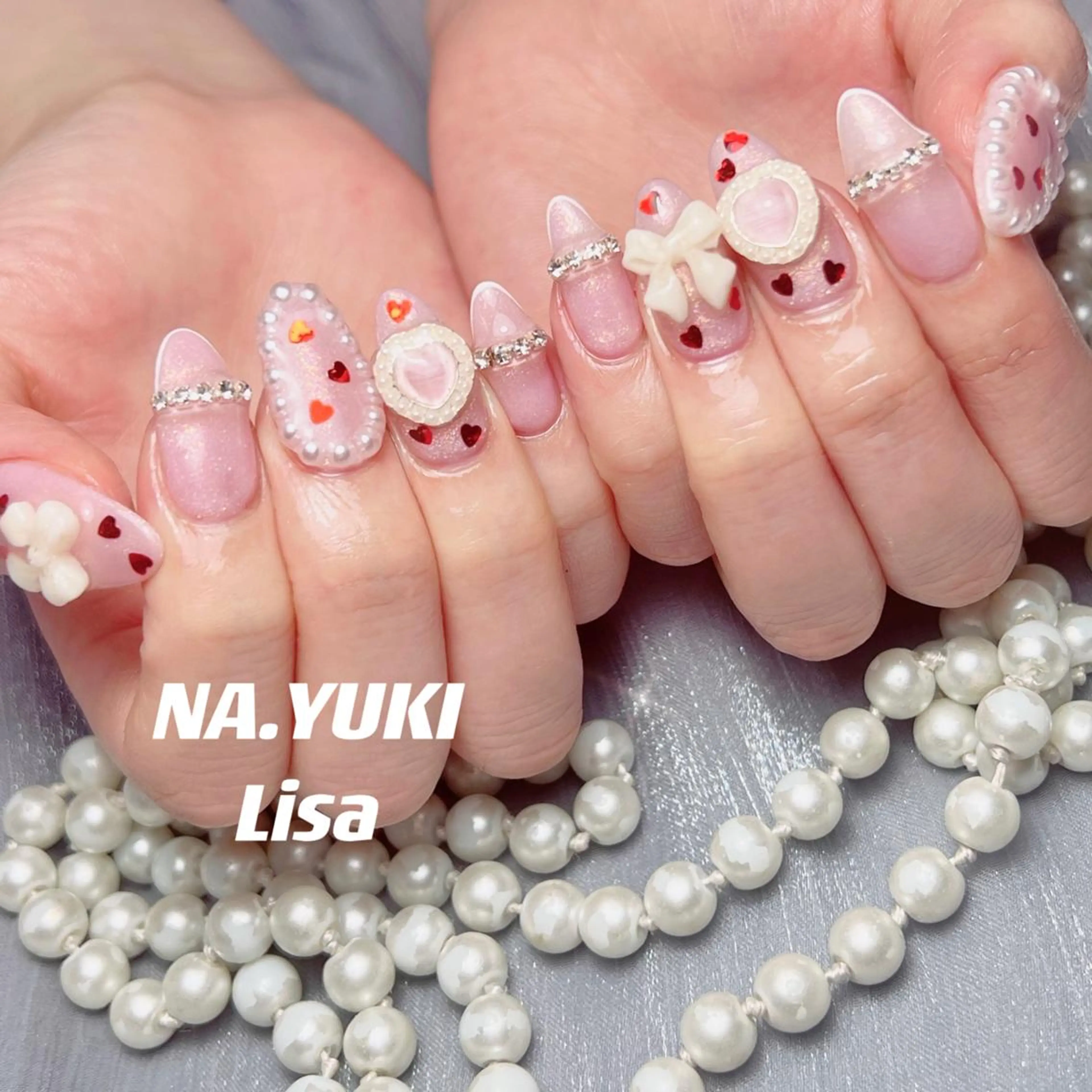 ネイル ハンドネイル 🎀 moo～ 🎀のネイルデザイン