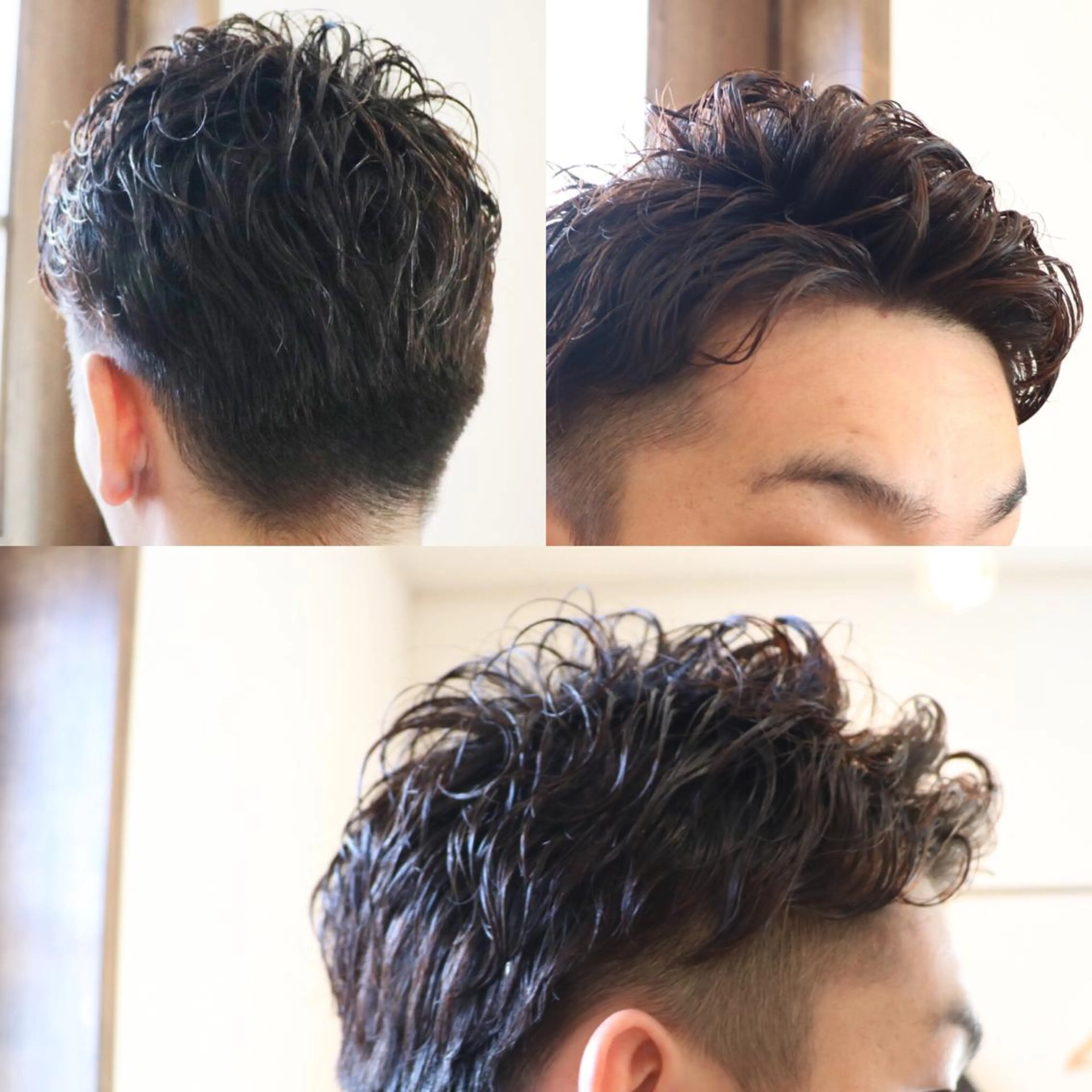 ショート パーマ メンズ メンズパーマ atelier RICOのヘアスタイル