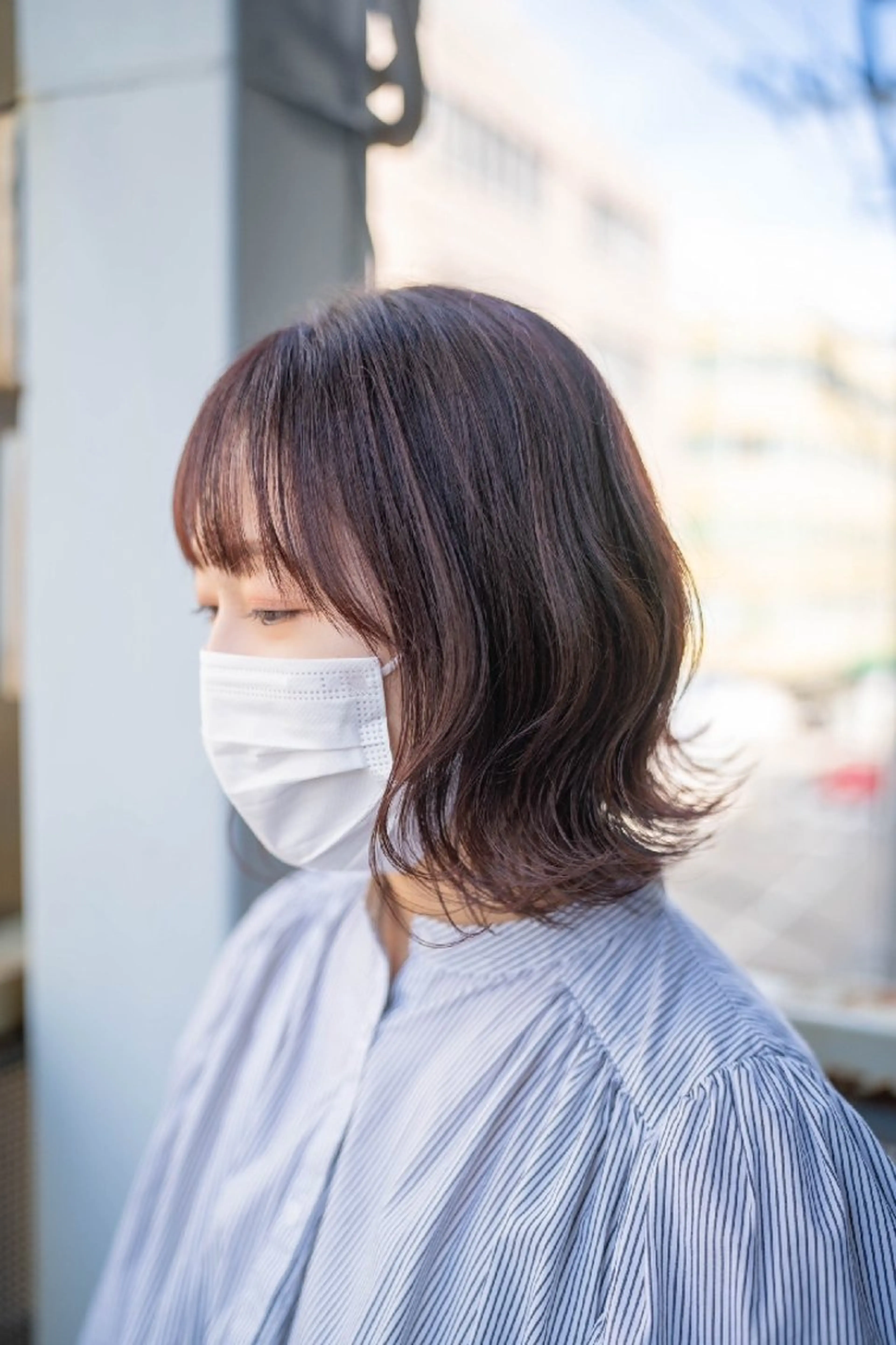 ミディアム カラー カット ヘアカラー ヘッドスパ Lazo/ 原弥和子のヘアスタイル