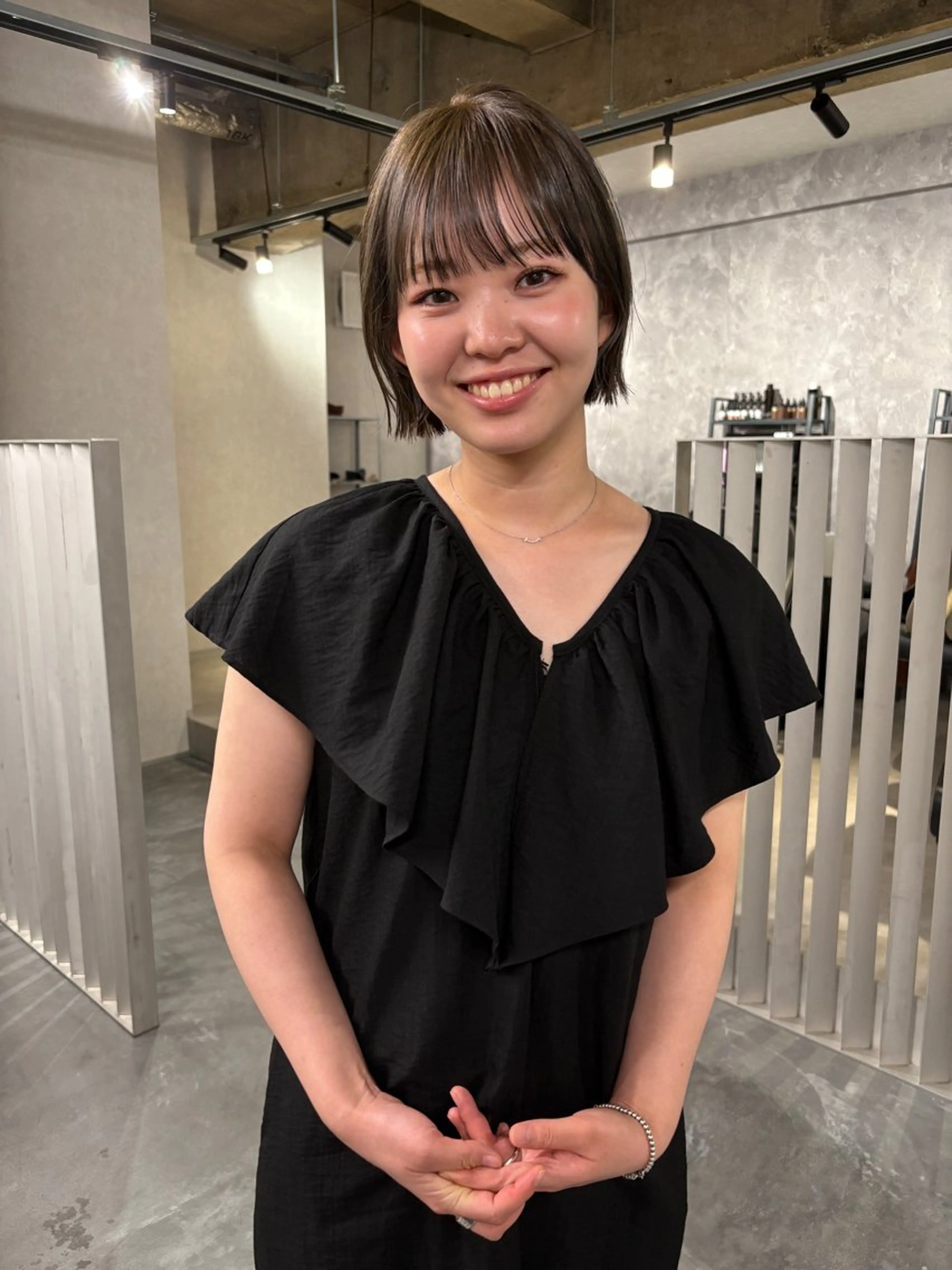 ショート カット 🌵ボブ/切りっぱな し/ショート藤長芽生のヘアスタイル