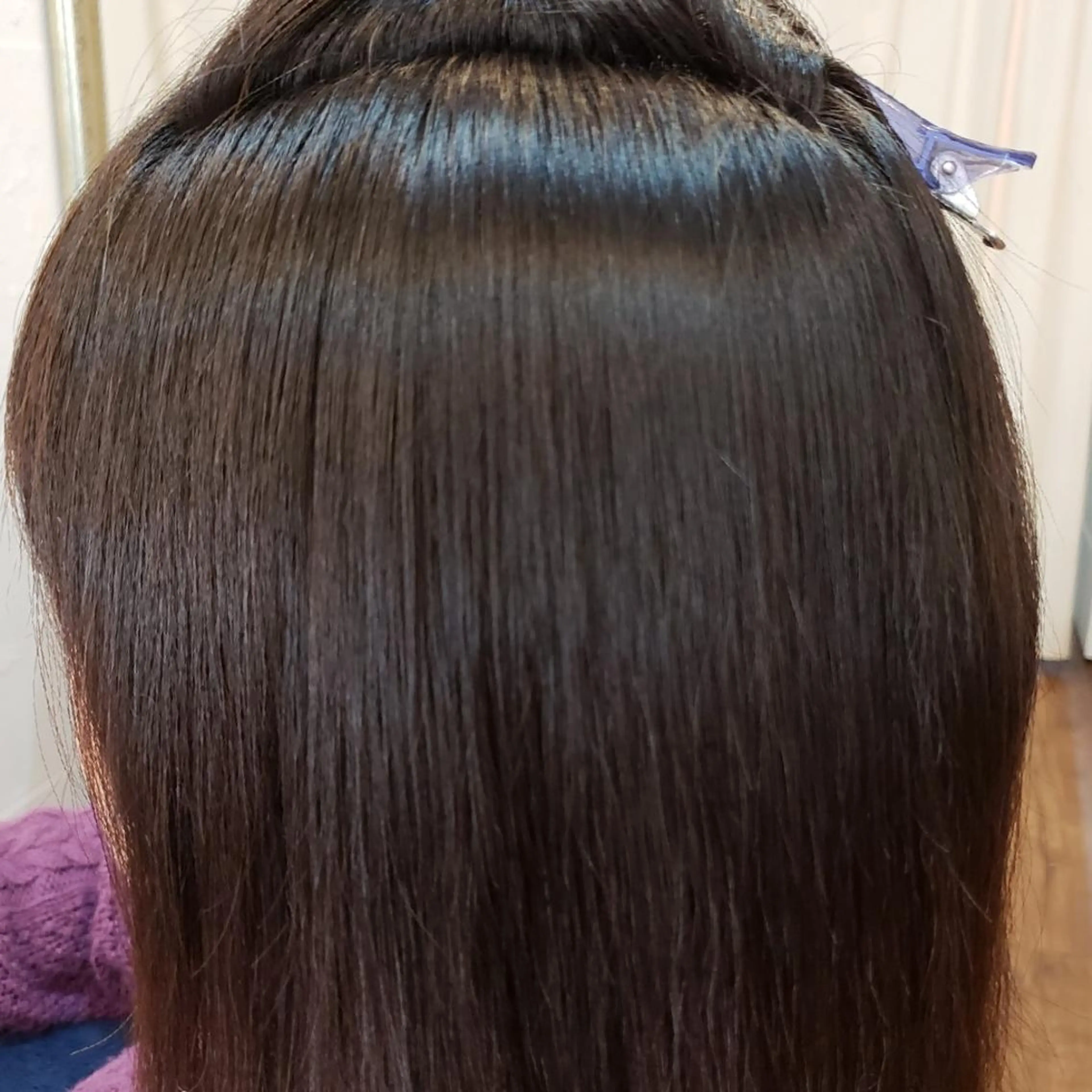 パーマ ロング 饒平名 知也のヘアスタイル