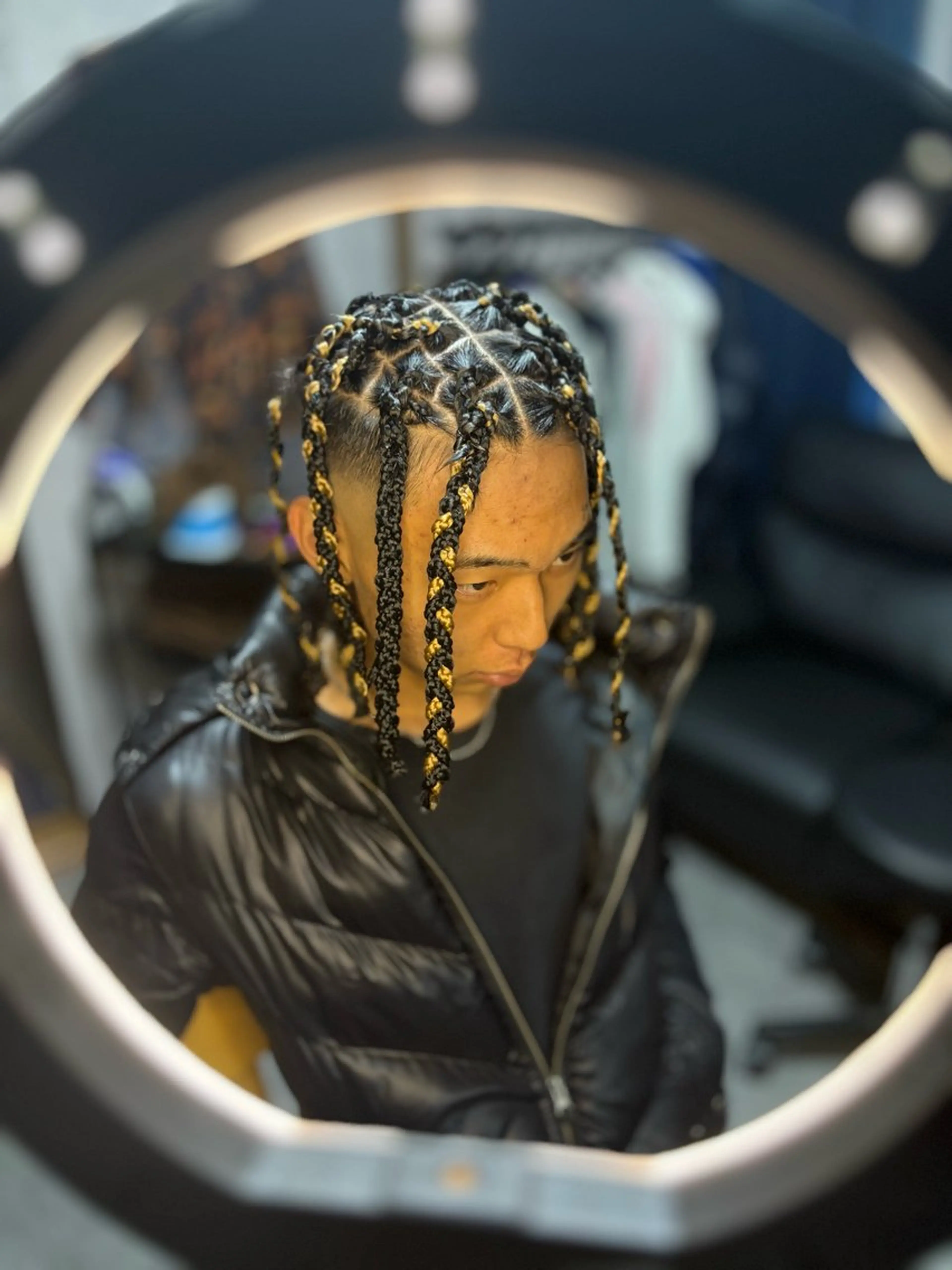 ヘアアレンジ ヘアセット コーンロウ/ ブレイズ 大田竜也のヘアスタイル