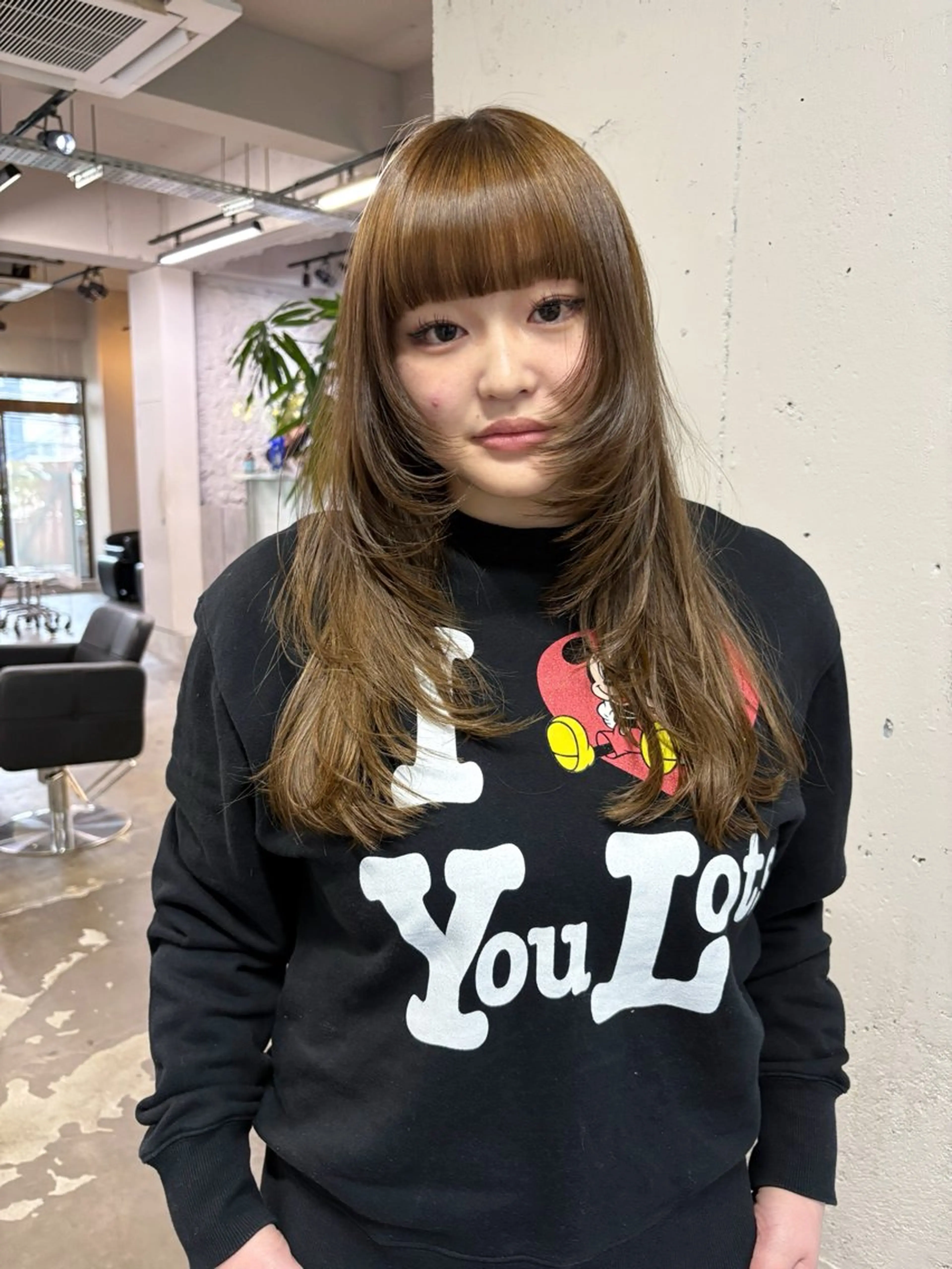 ロング カラー ハイトーン レイヤー🎀meiのヘアスタイル