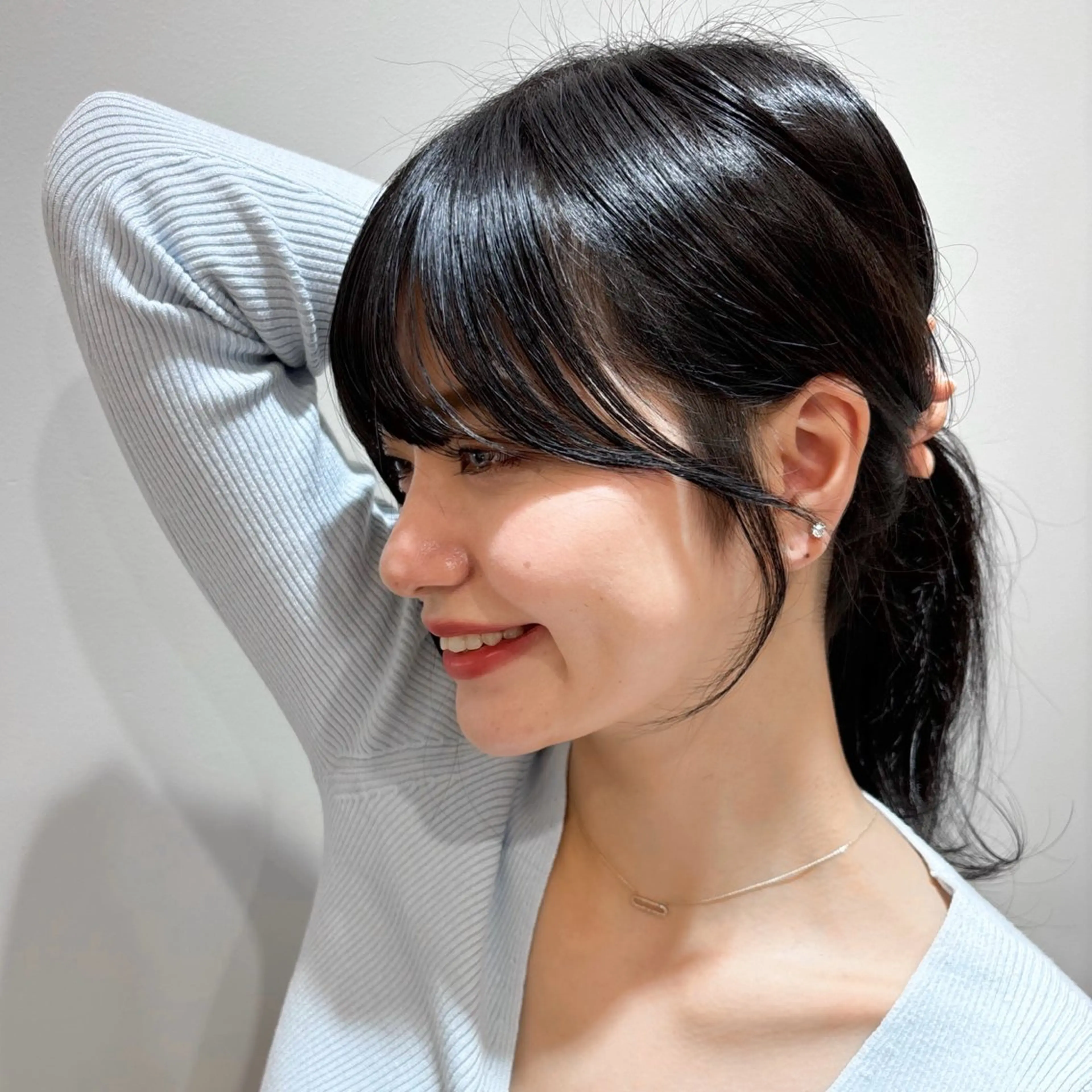 セミロング カット 原宿/韓国レイヤー ボブ/顔周りYasuのヘアスタイル