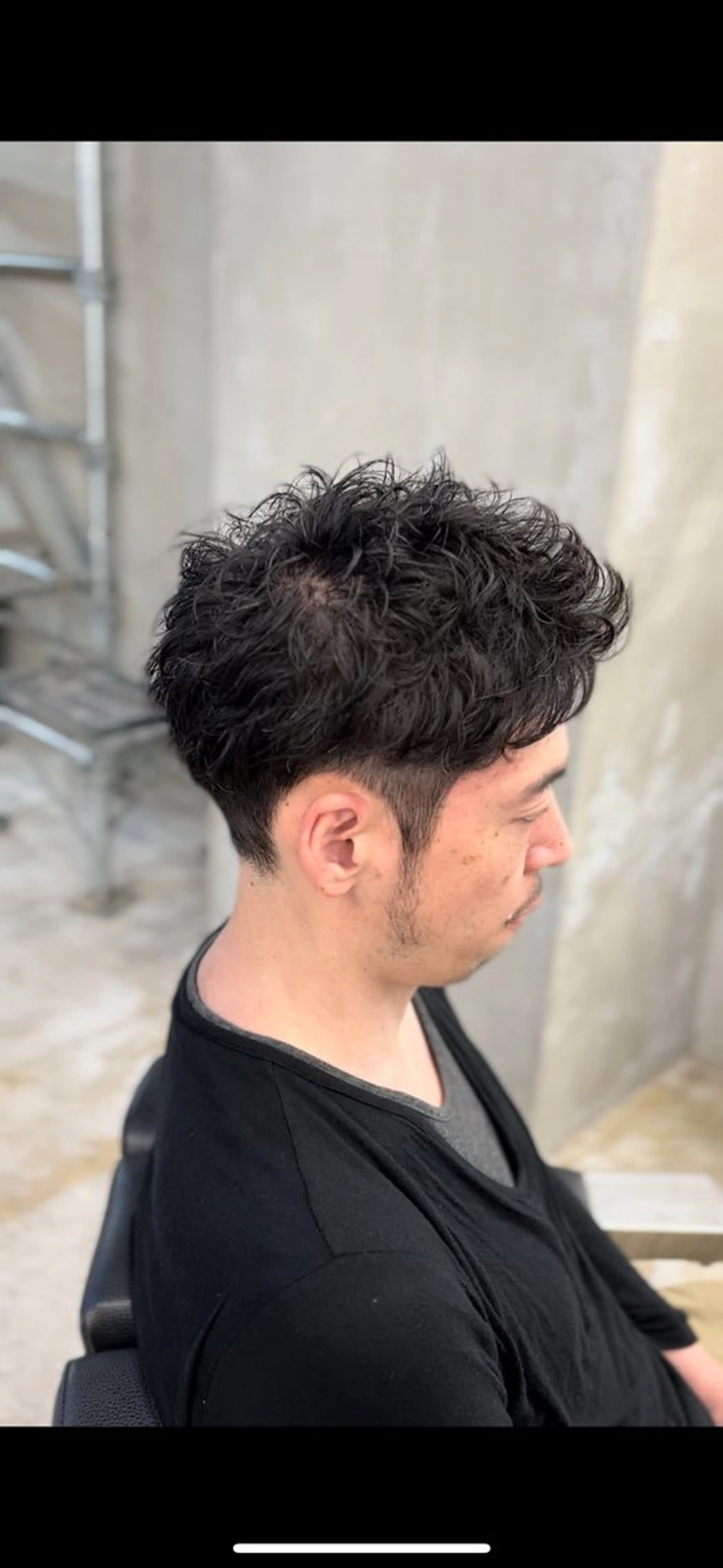 ショート パーマ メンズ メンズパーマ 矢崎 裕哉のヘアスタイル