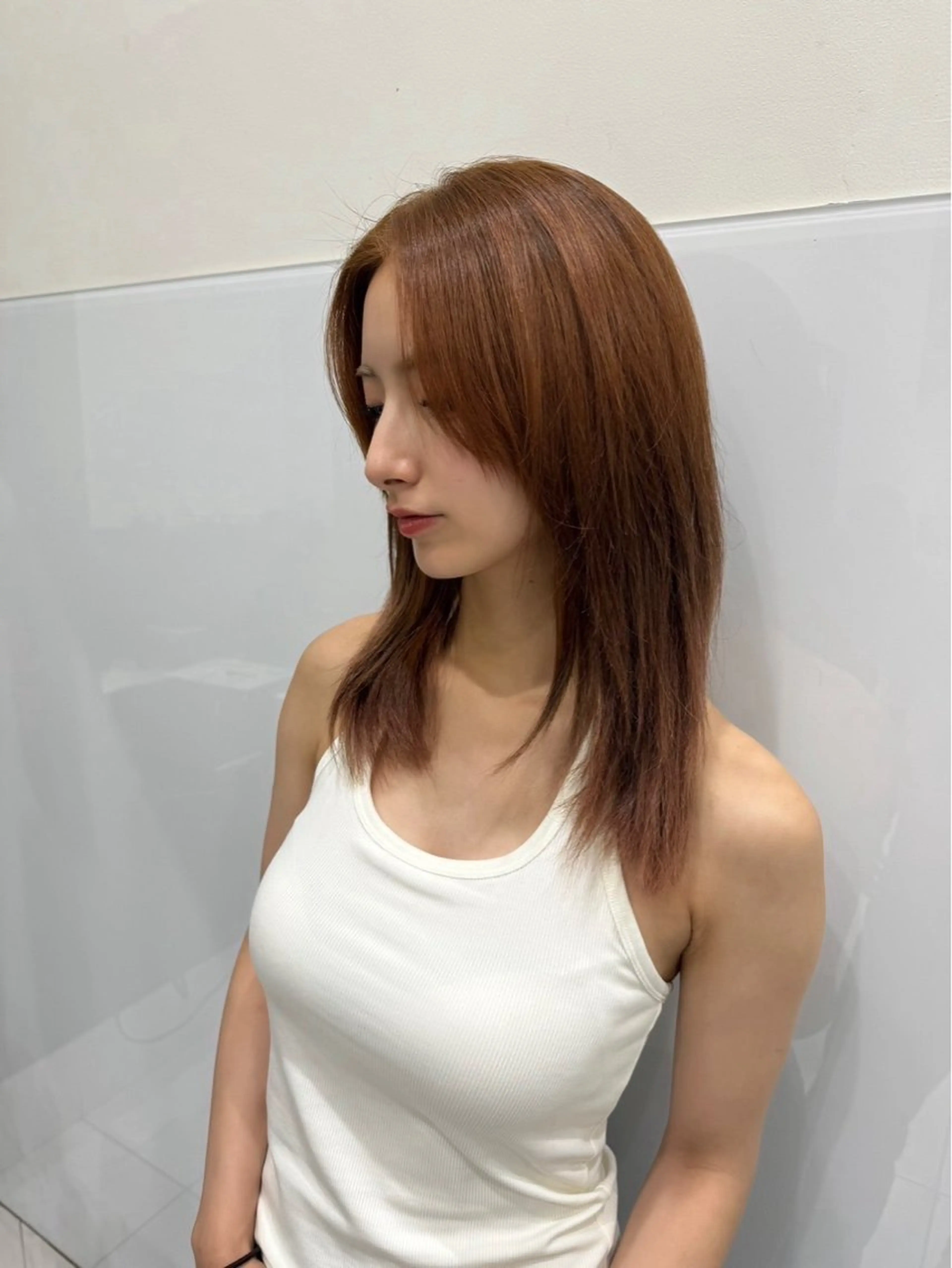 カラー ブリーチ ブリーチなしカラー Ayane🧚 モデル募集中のヘアスタイル