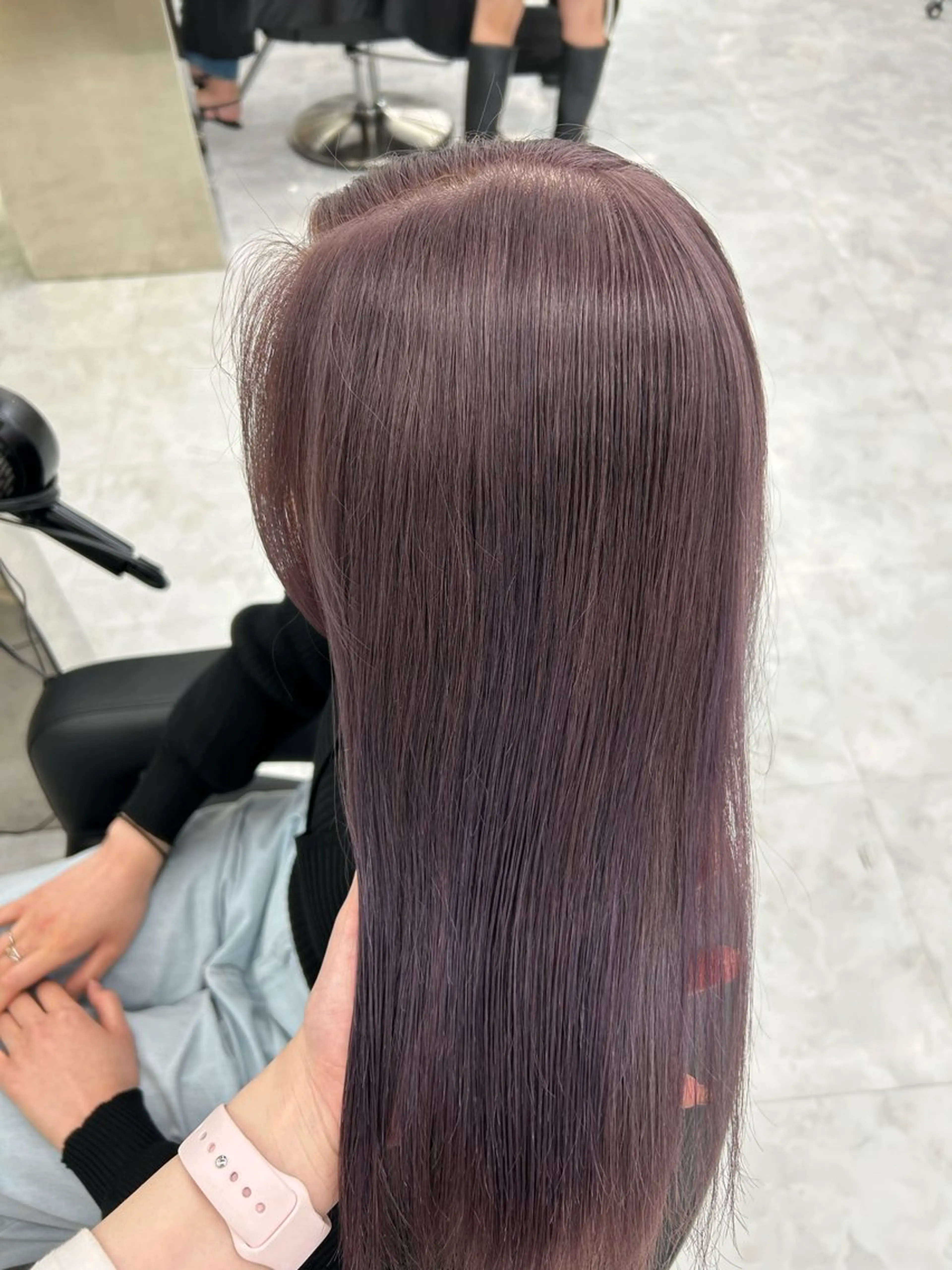 ロング 淡色ラベンダー♡ ニーナ🎀🦙のヘアスタイル