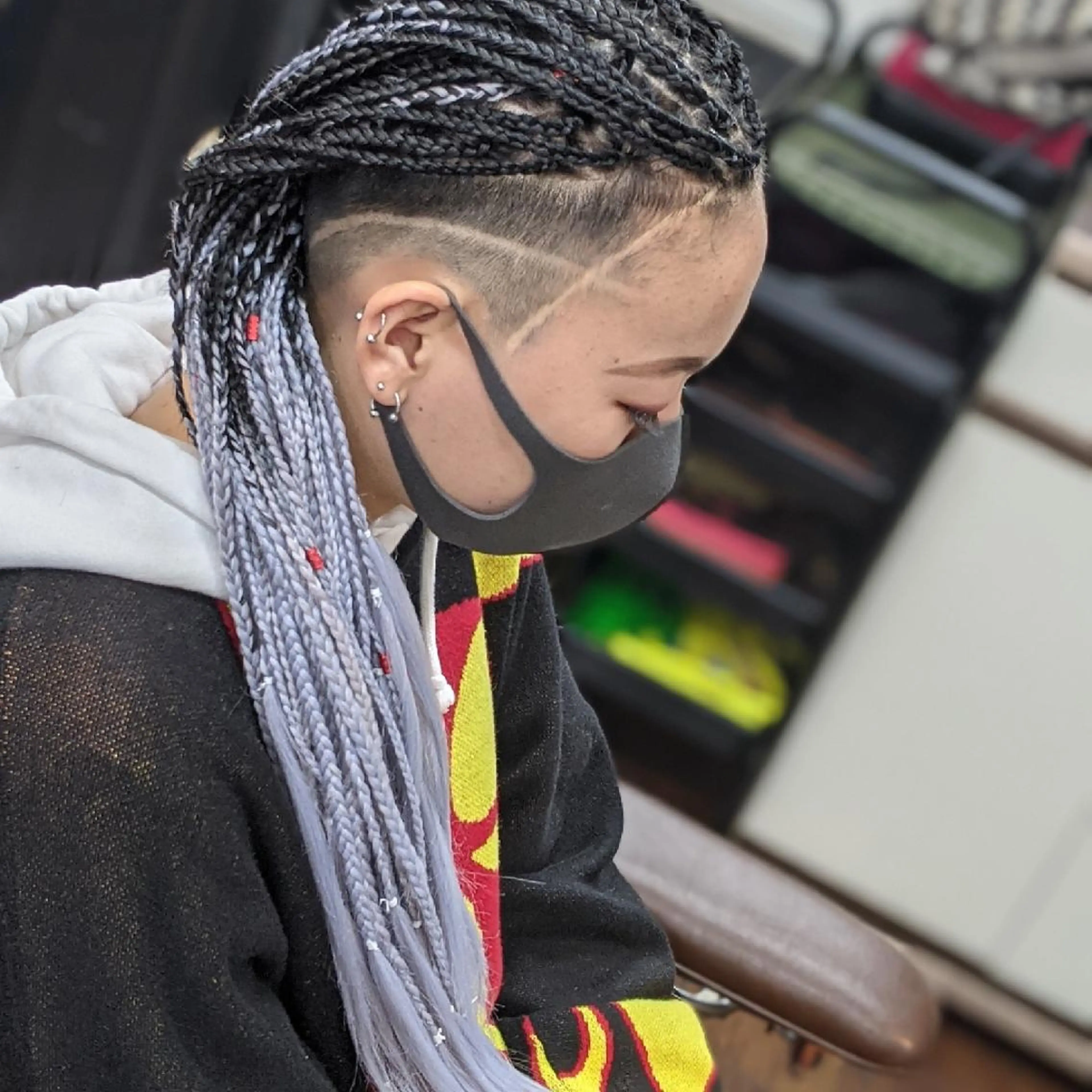 ロング ヘアアレンジ ロング エクステ scamp ★のヘアスタイル