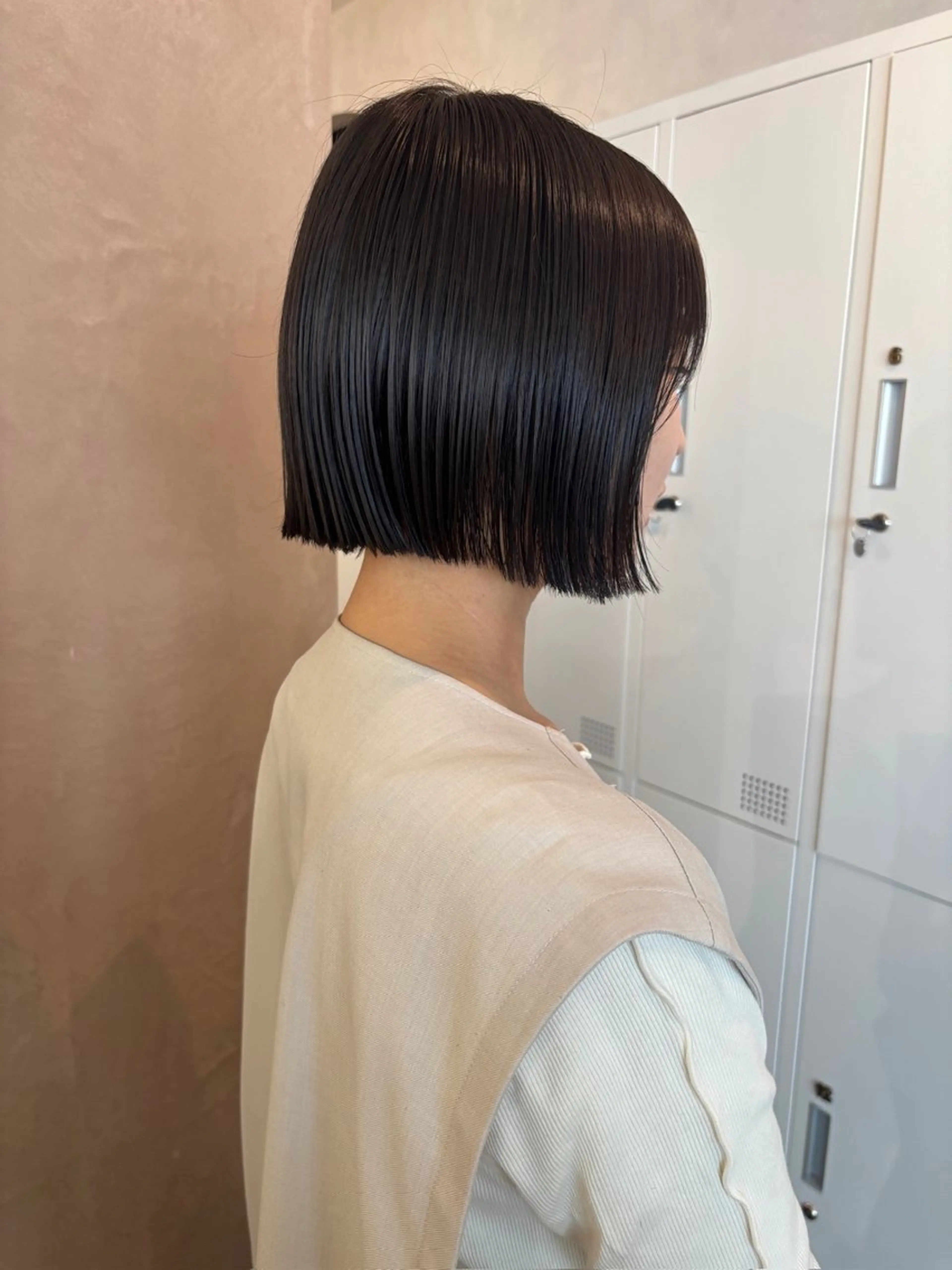 ミディアム カラー カット ヘアカラー トリートメント Chiho / 梅田 / ボブ/ パーマのヘアスタイル