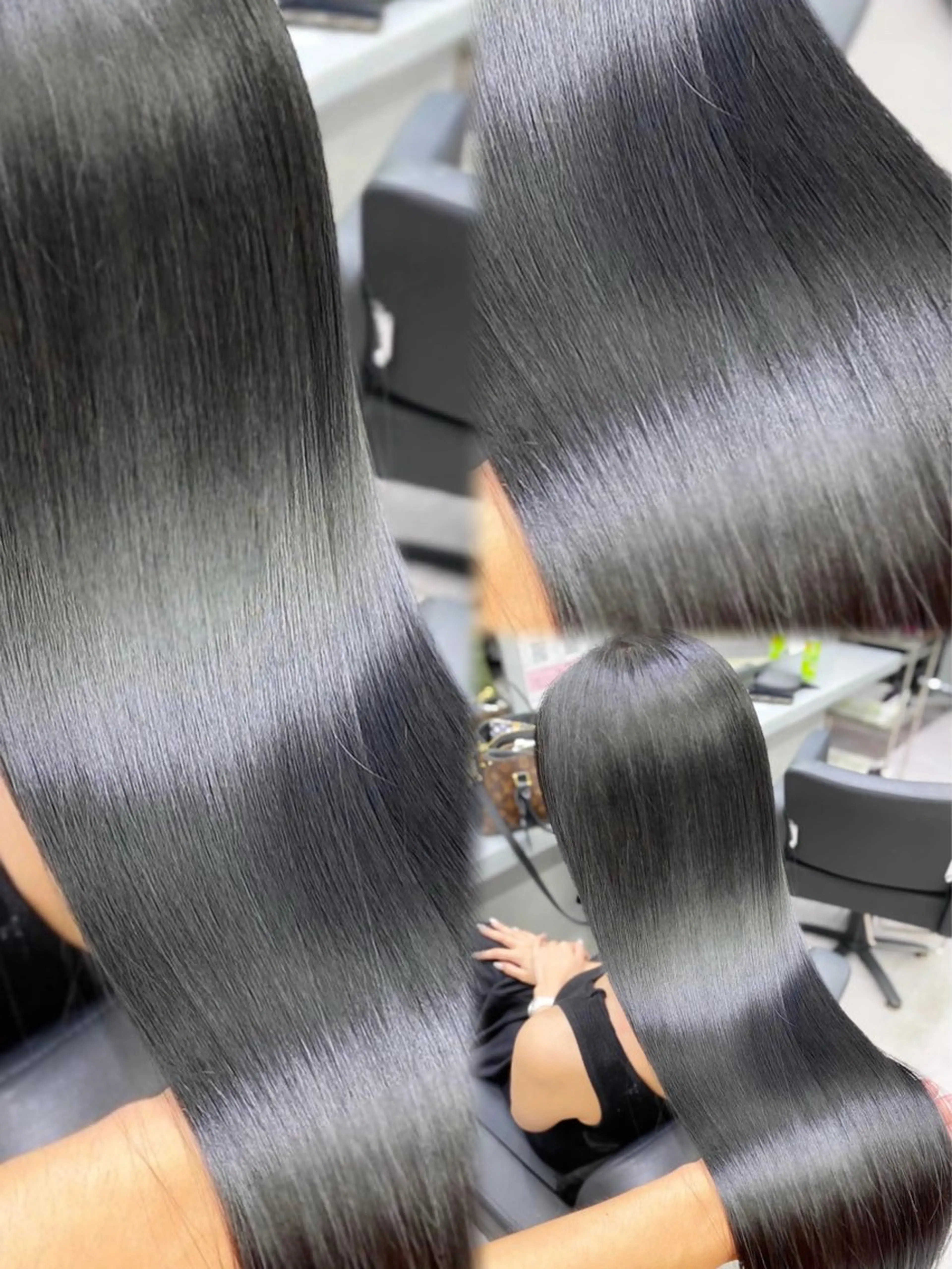 ロング ヘアカラー エクステ 【elyts】 𝑲𝑶𝑼𝑲𝑰のヘアスタイル