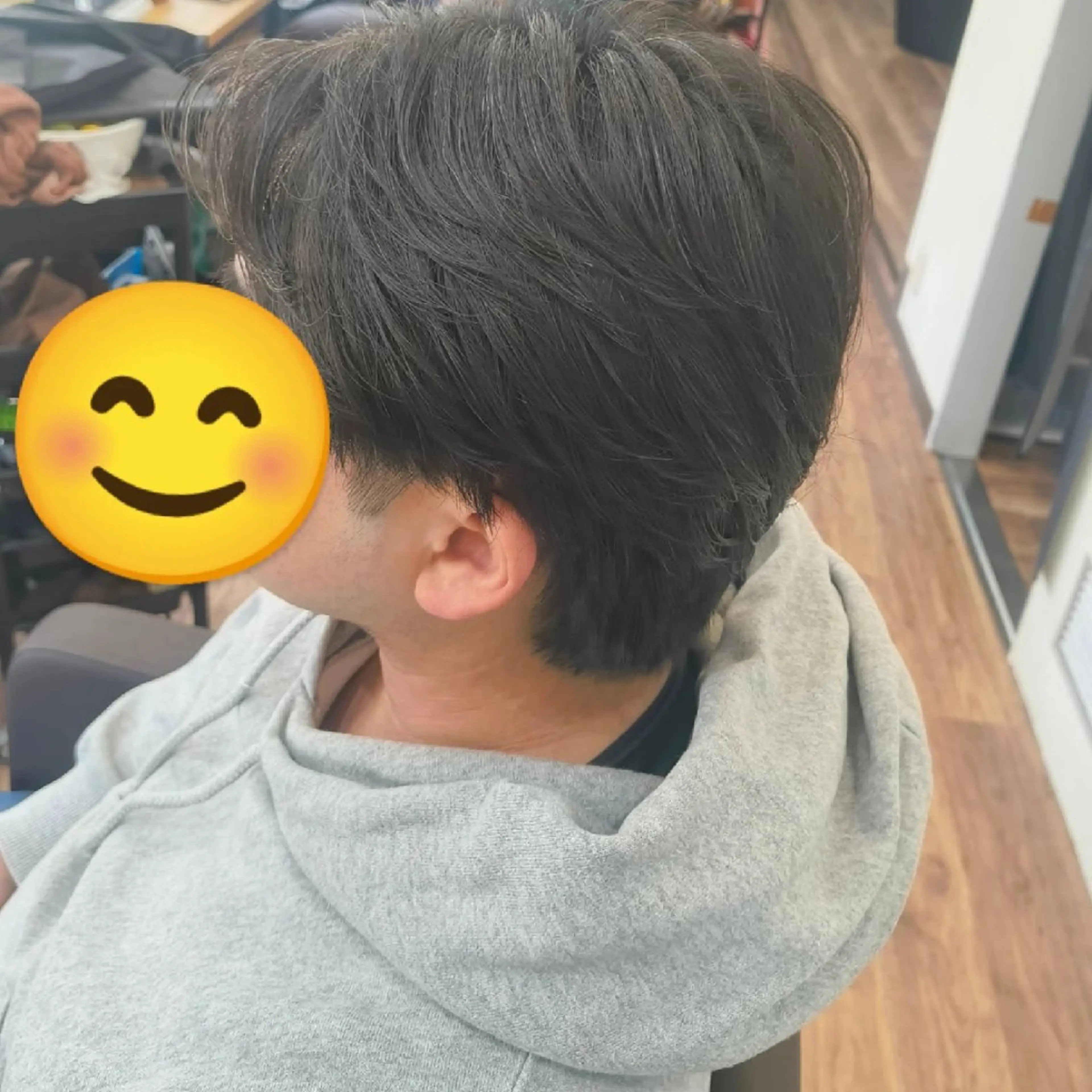 ショート パーマ メンズ 村松 和歌子のヘアスタイル
