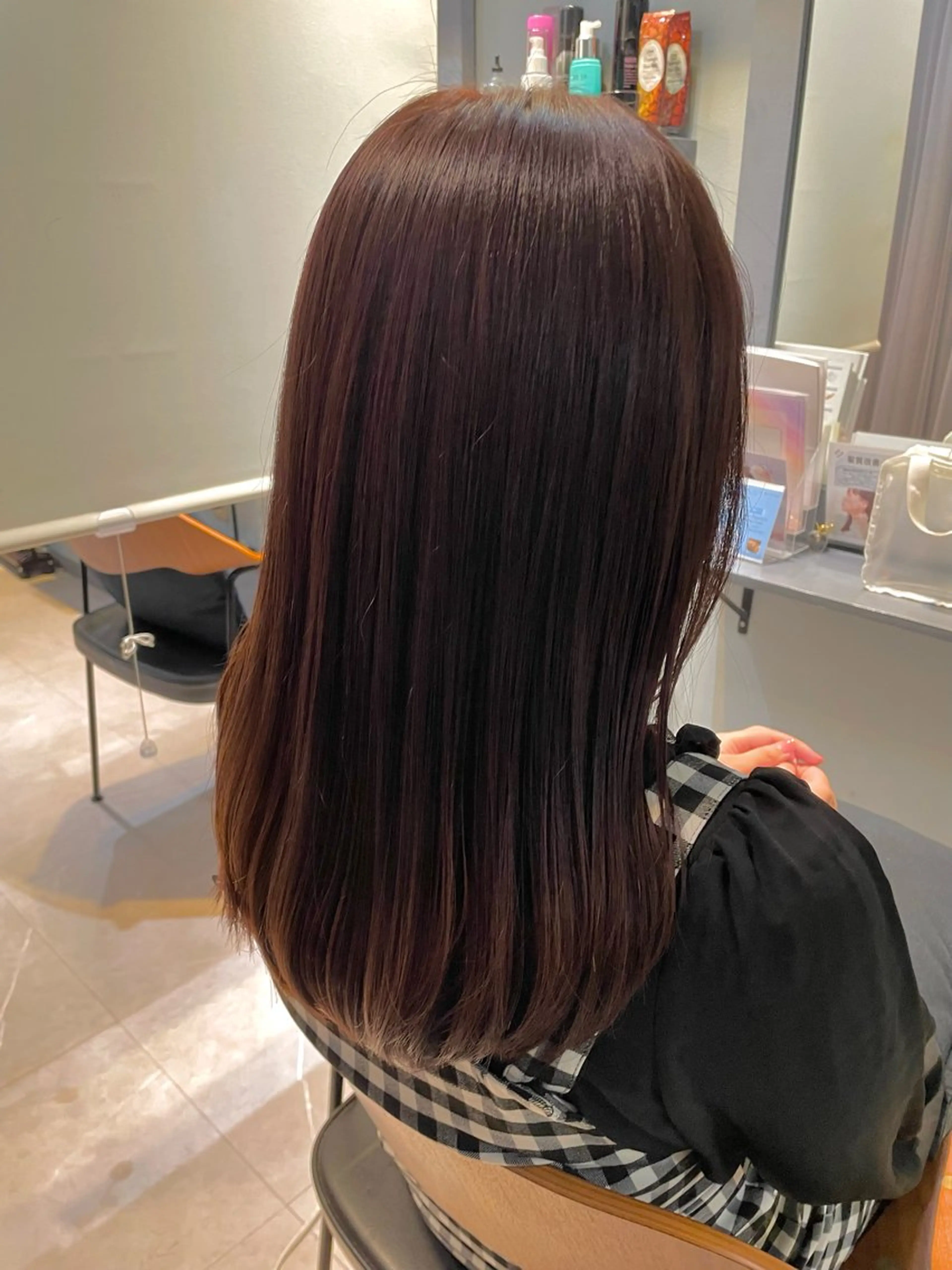 ロング カット ヘアカラー 縮毛矯正 トリートメント 銀座・有楽町 かけるのヘアスタイル