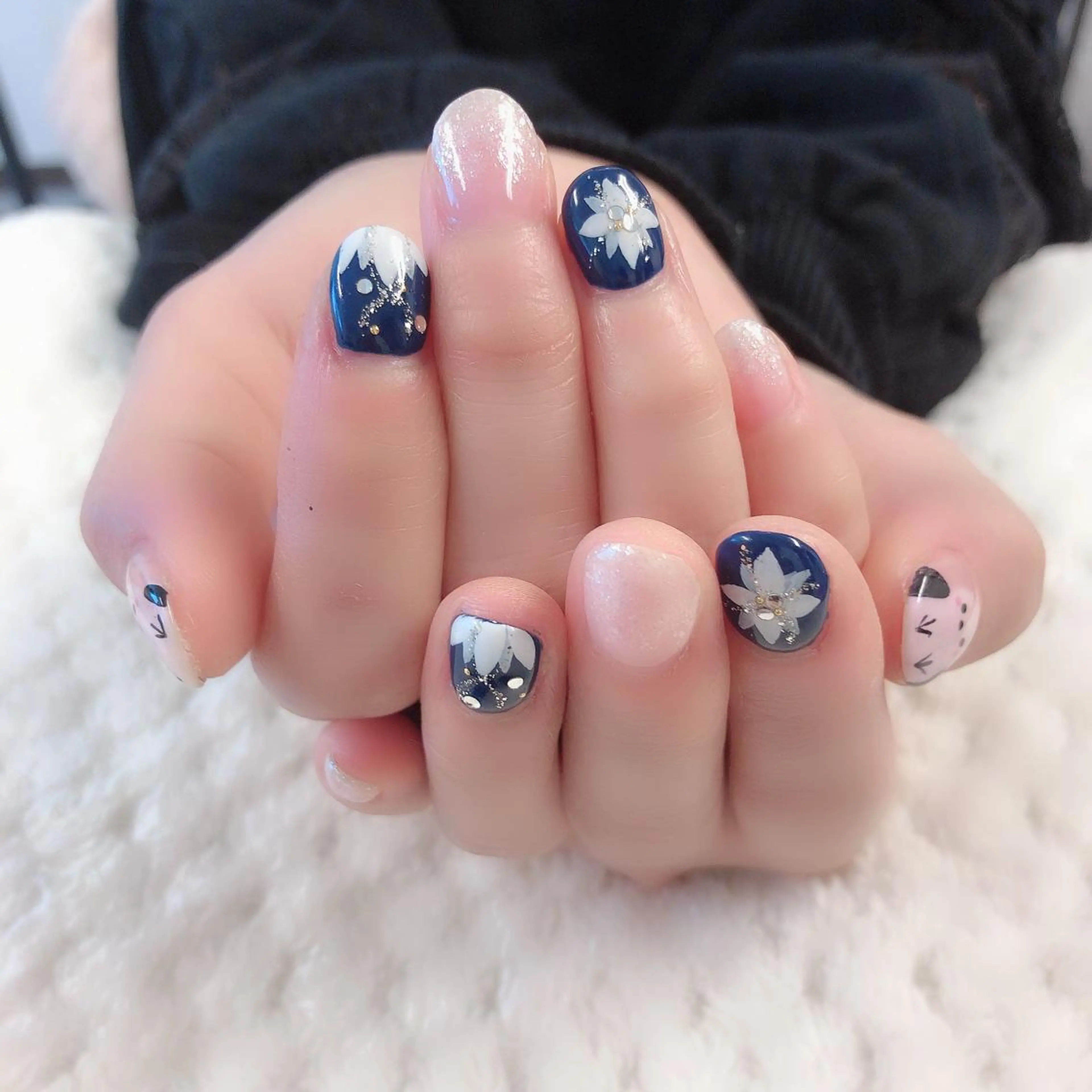 ネイル アニマル柄 フラワーネイル ono megumiのネイルデザイン