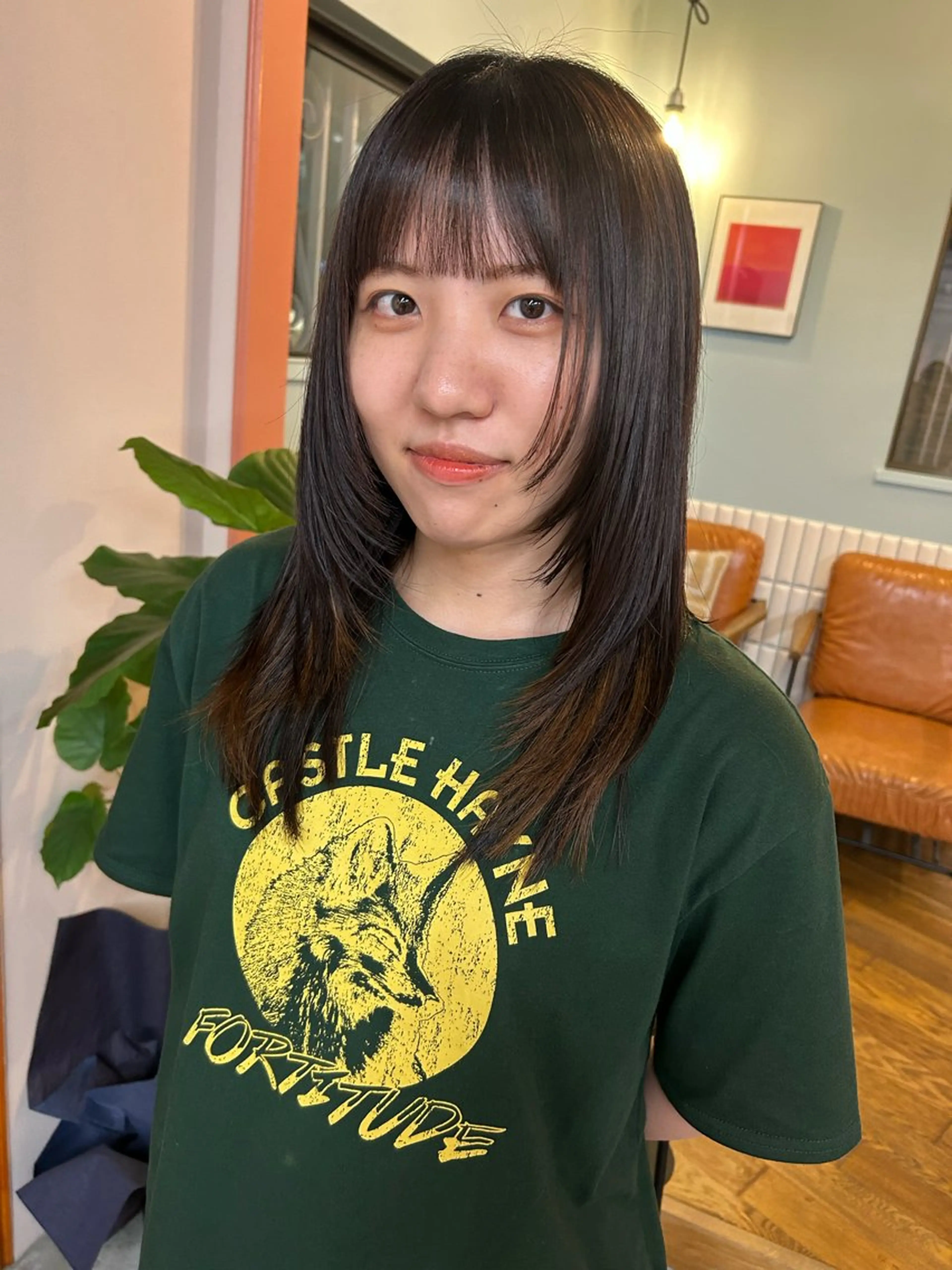 ロング レイヤーカット ムナカタ アカリのヘアスタイル