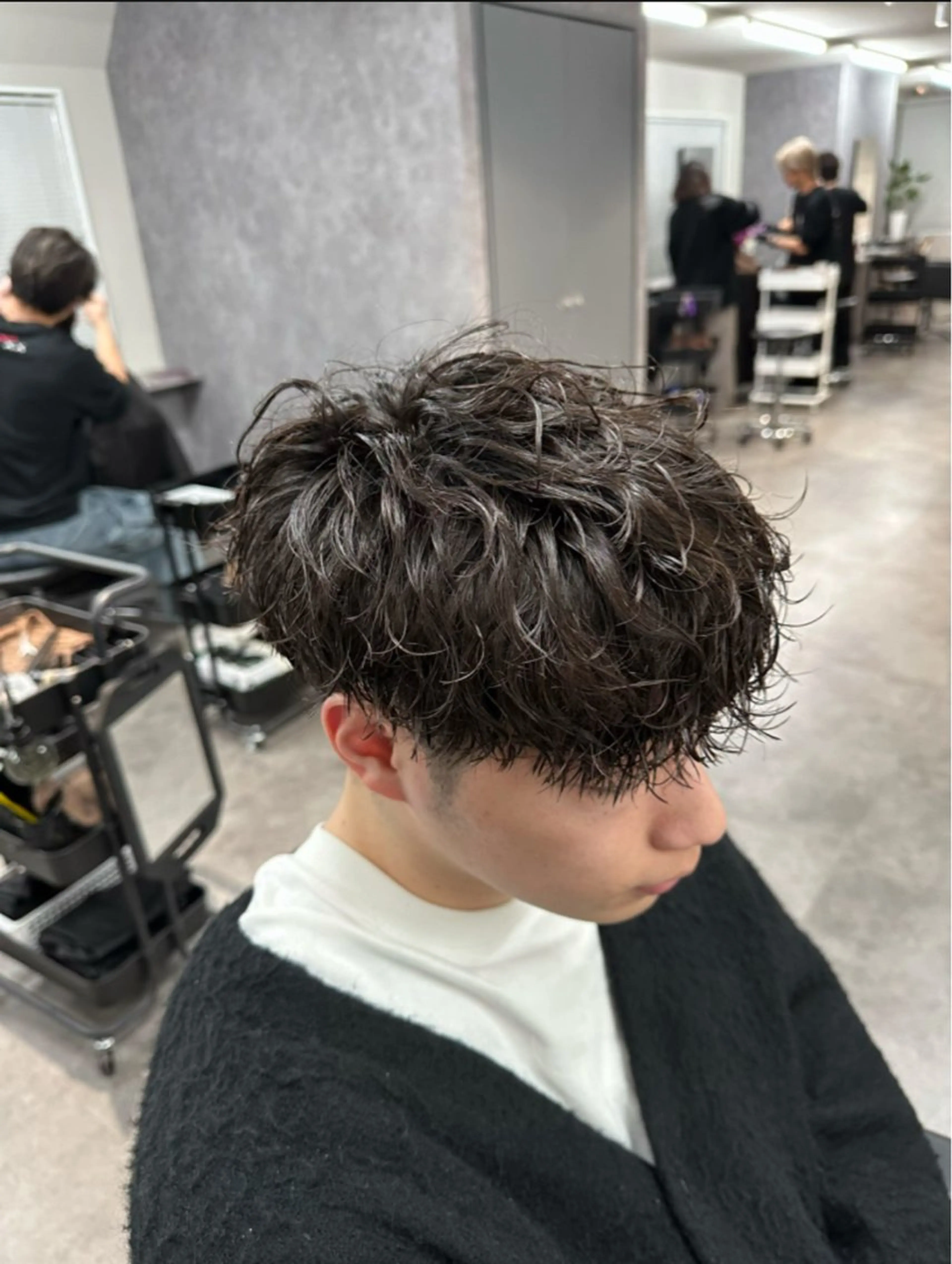 パーマ シャドウパーマ/立川 メンズ/コタロウのヘアスタイル