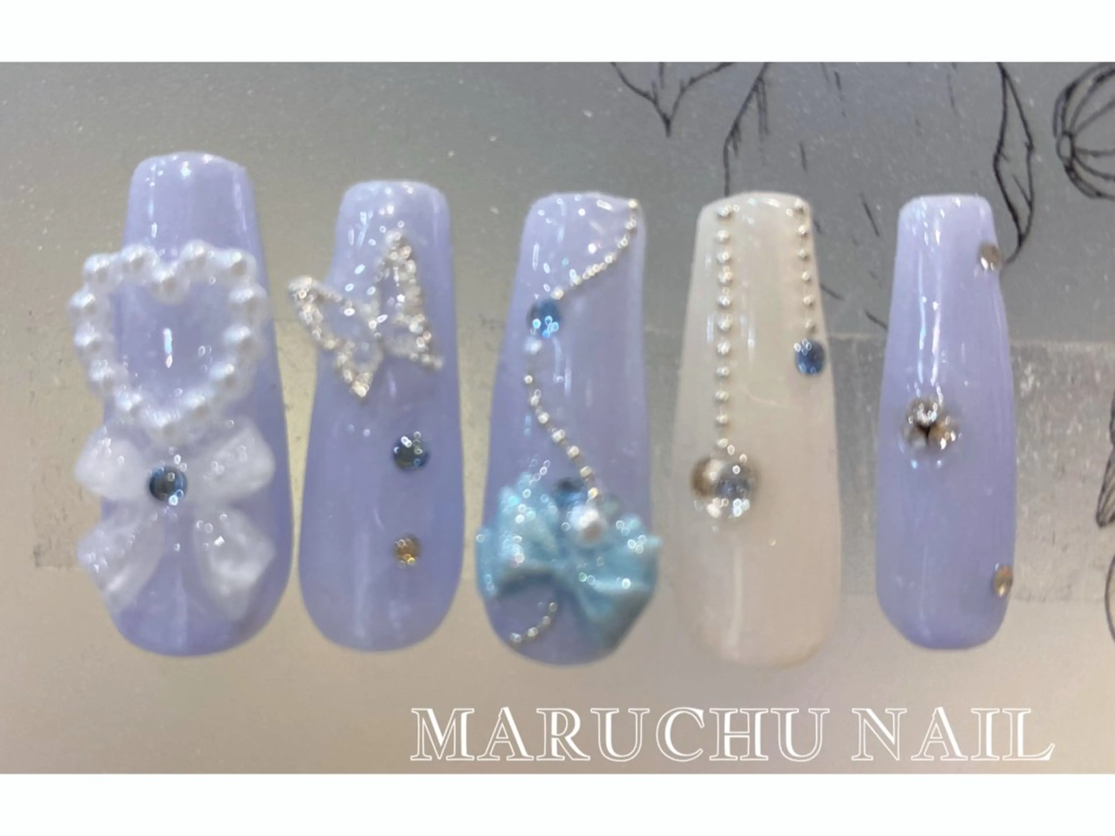 ネイル ハンドネイル 🦋✨ MARIKO✨🦋のネイルデザイン