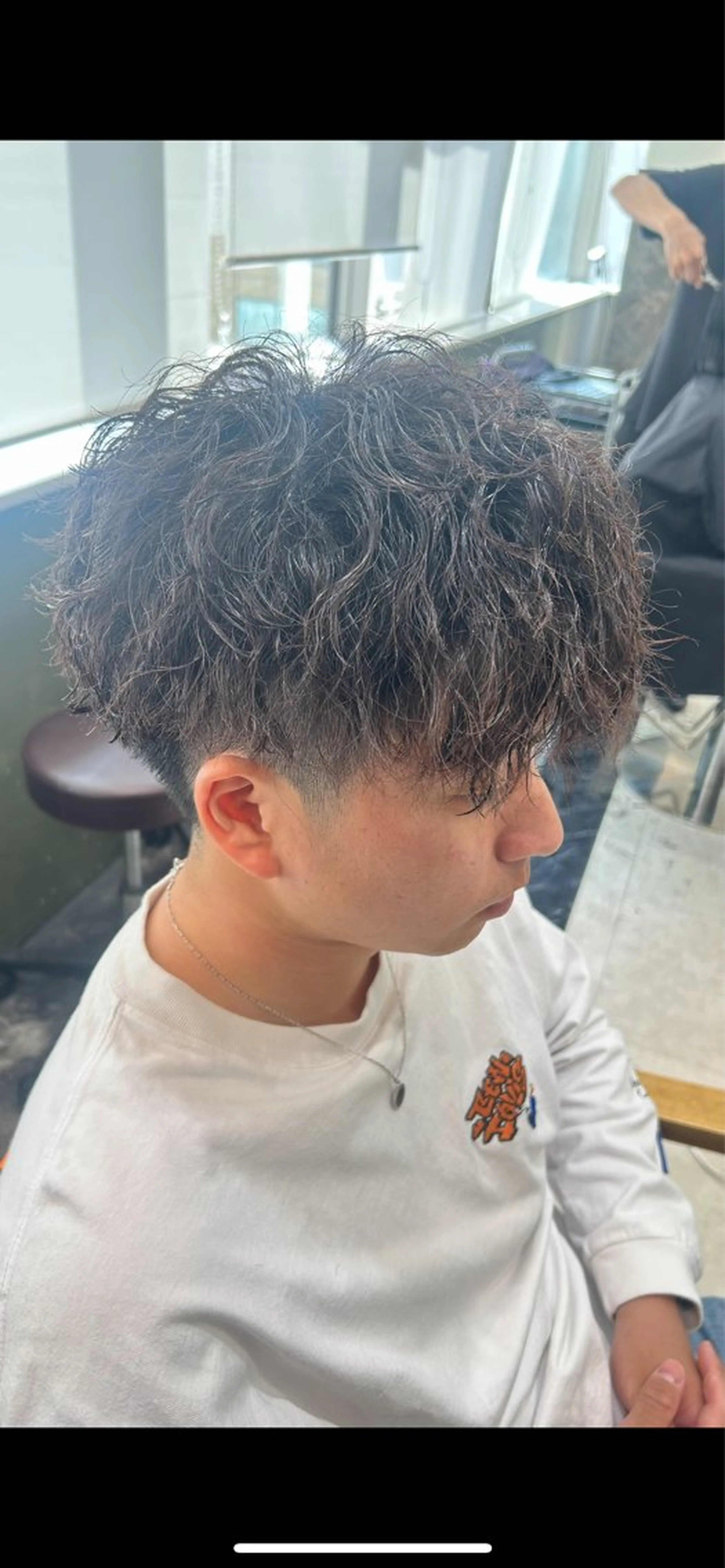 パーマ メンズ カット パーマ 松波 慧太のヘアスタイル