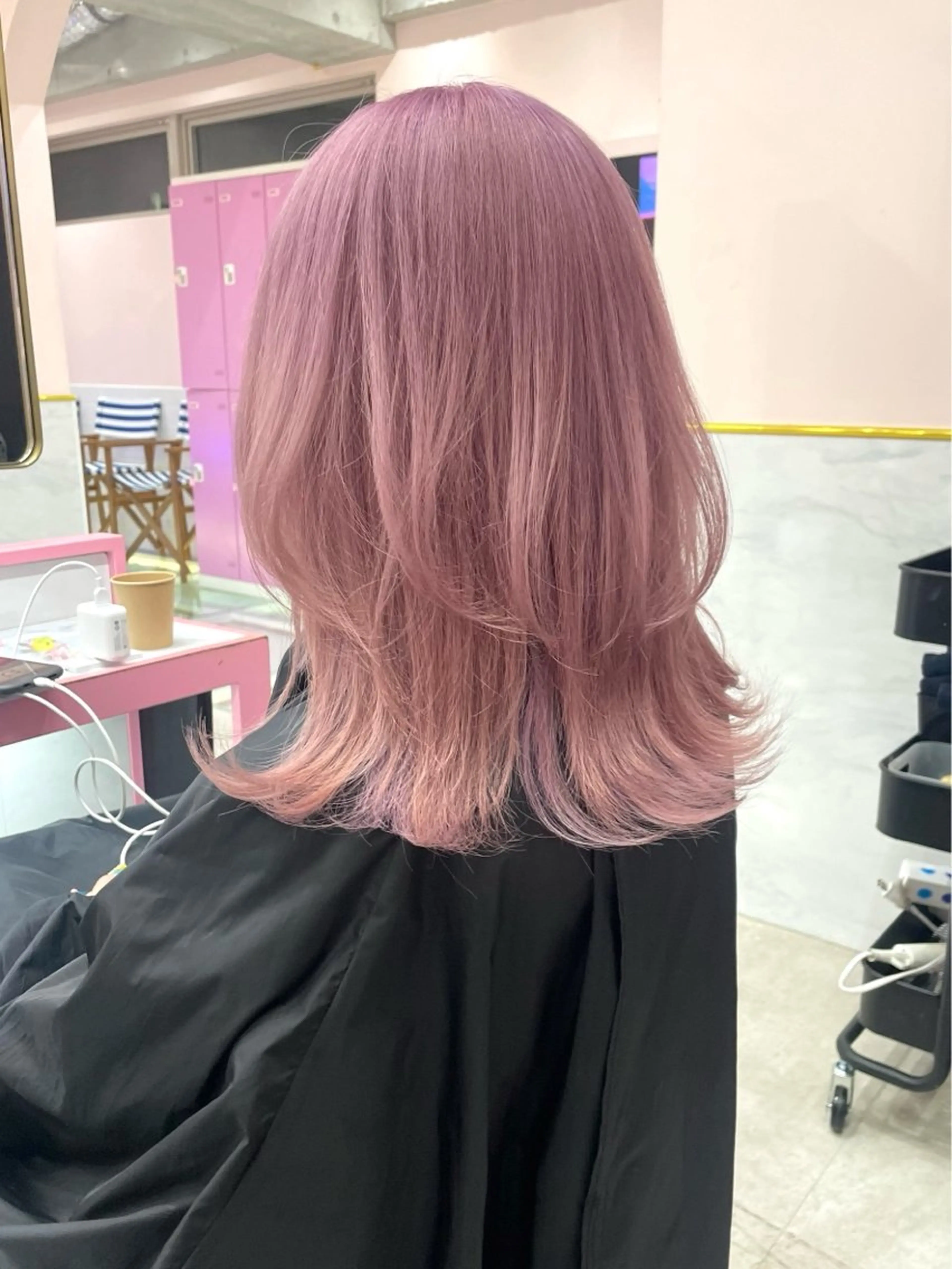 ミディアム カット ヘアカラー トリートメント 髪質改善カラー/銀座 /縮毛矯正/森田のヘアスタイル