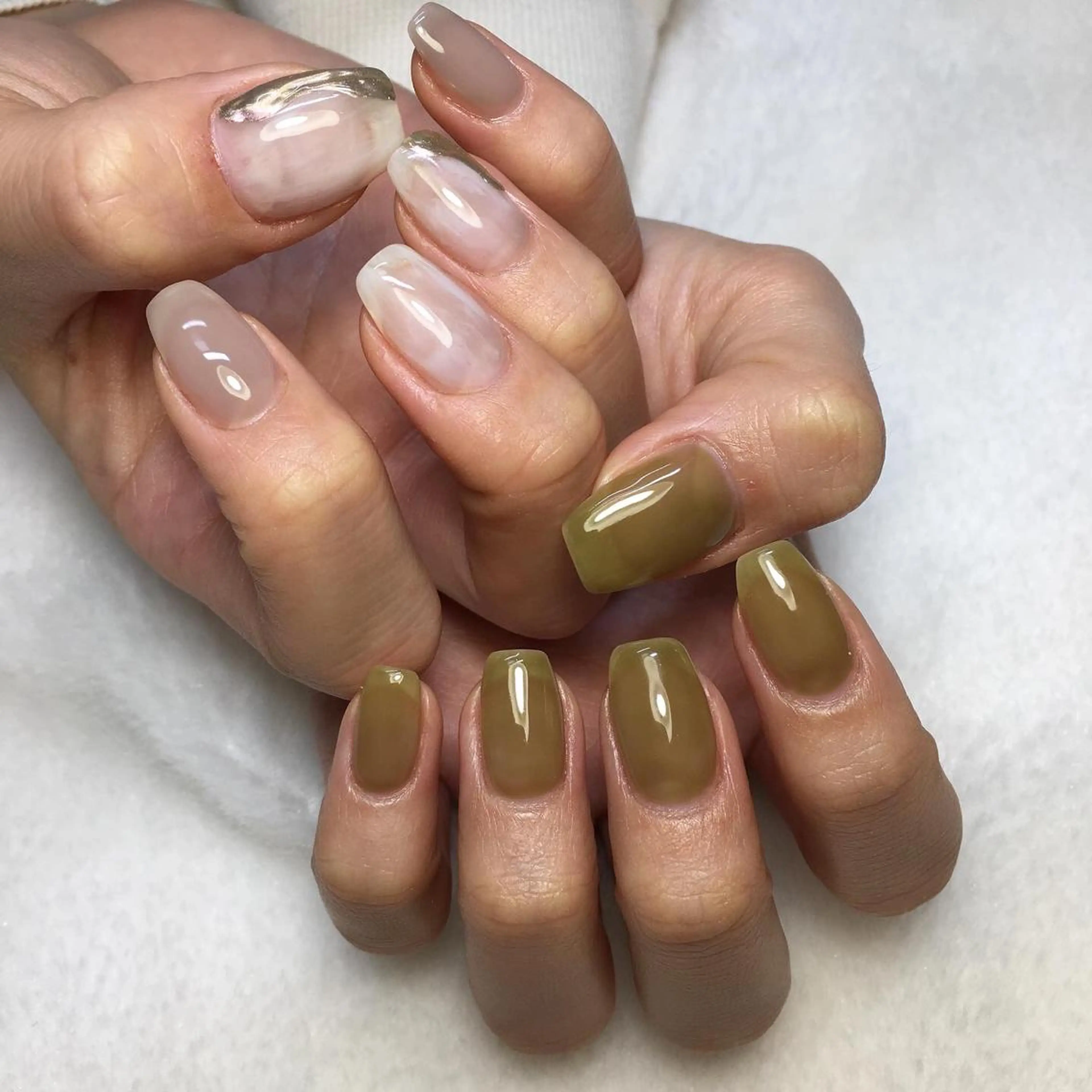 ネイル アートネイル ミラーネイル ハンドネイル kipinail 川﨑えりかのネイルデザイン