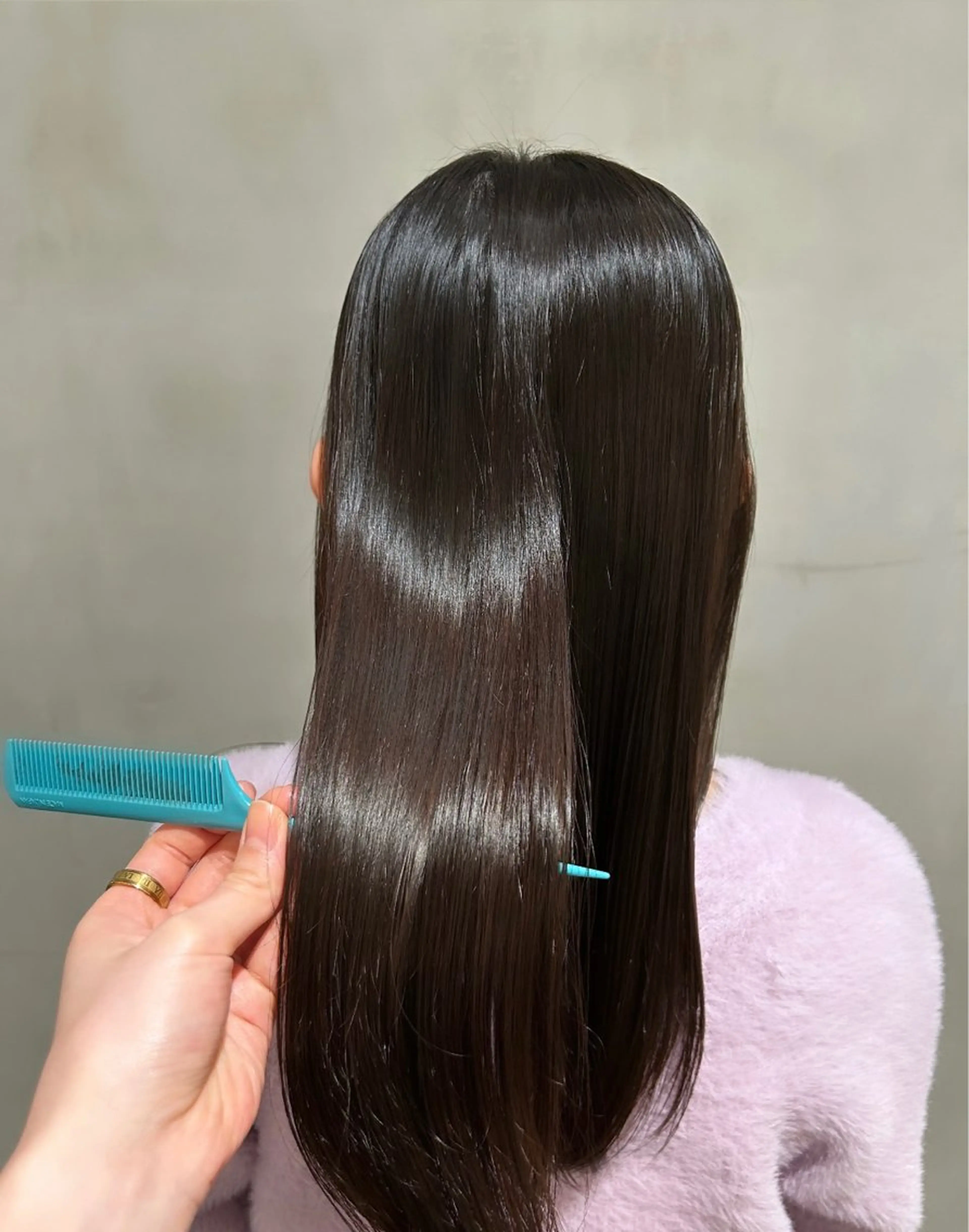 ロング 縮毛矯正 タナカ カナ🫧のヘアスタイル