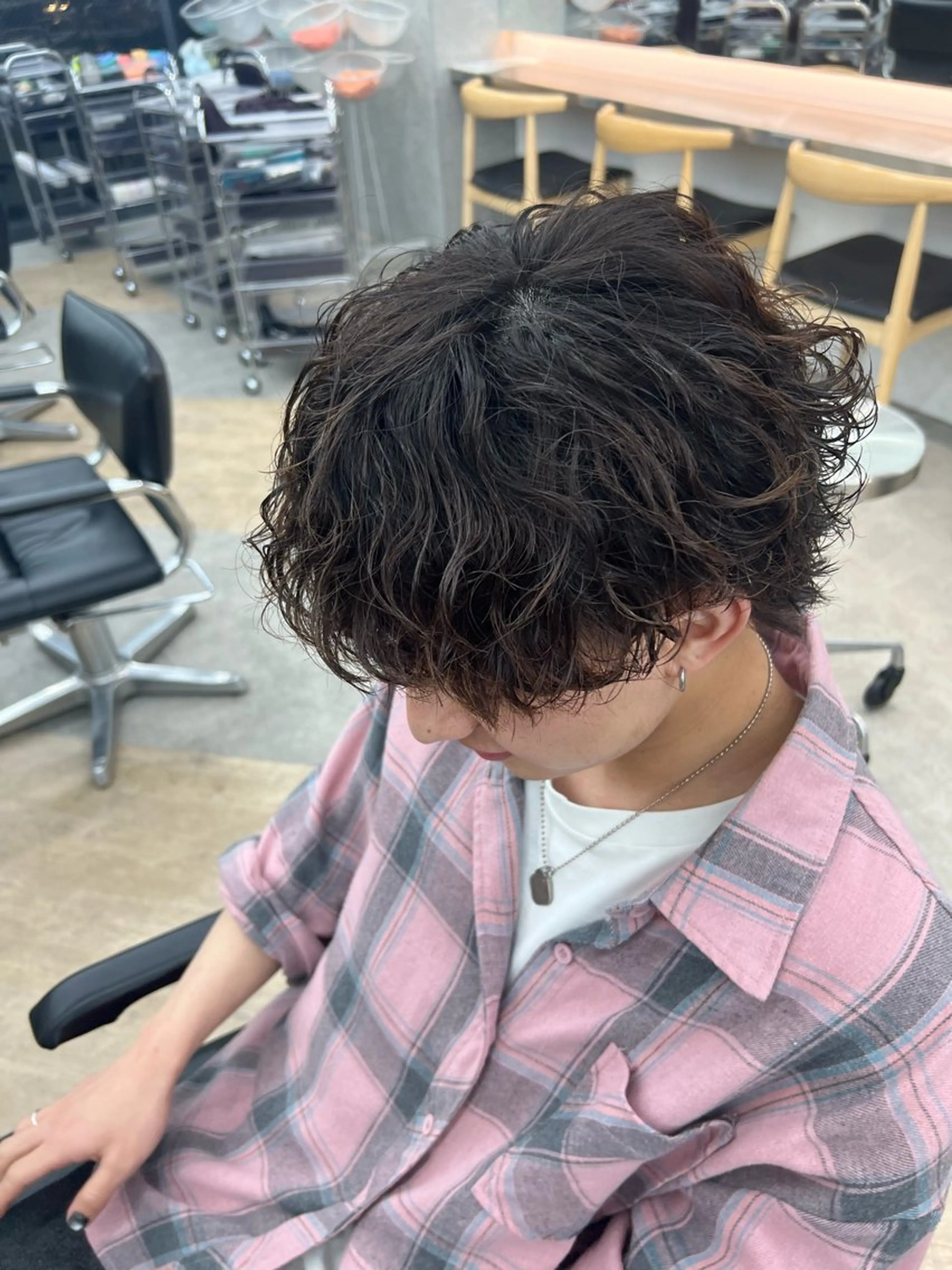 パーマ メンズ パーマ 🌀toa/波巻き✨ /メンズパーマ／栄のヘアスタイル