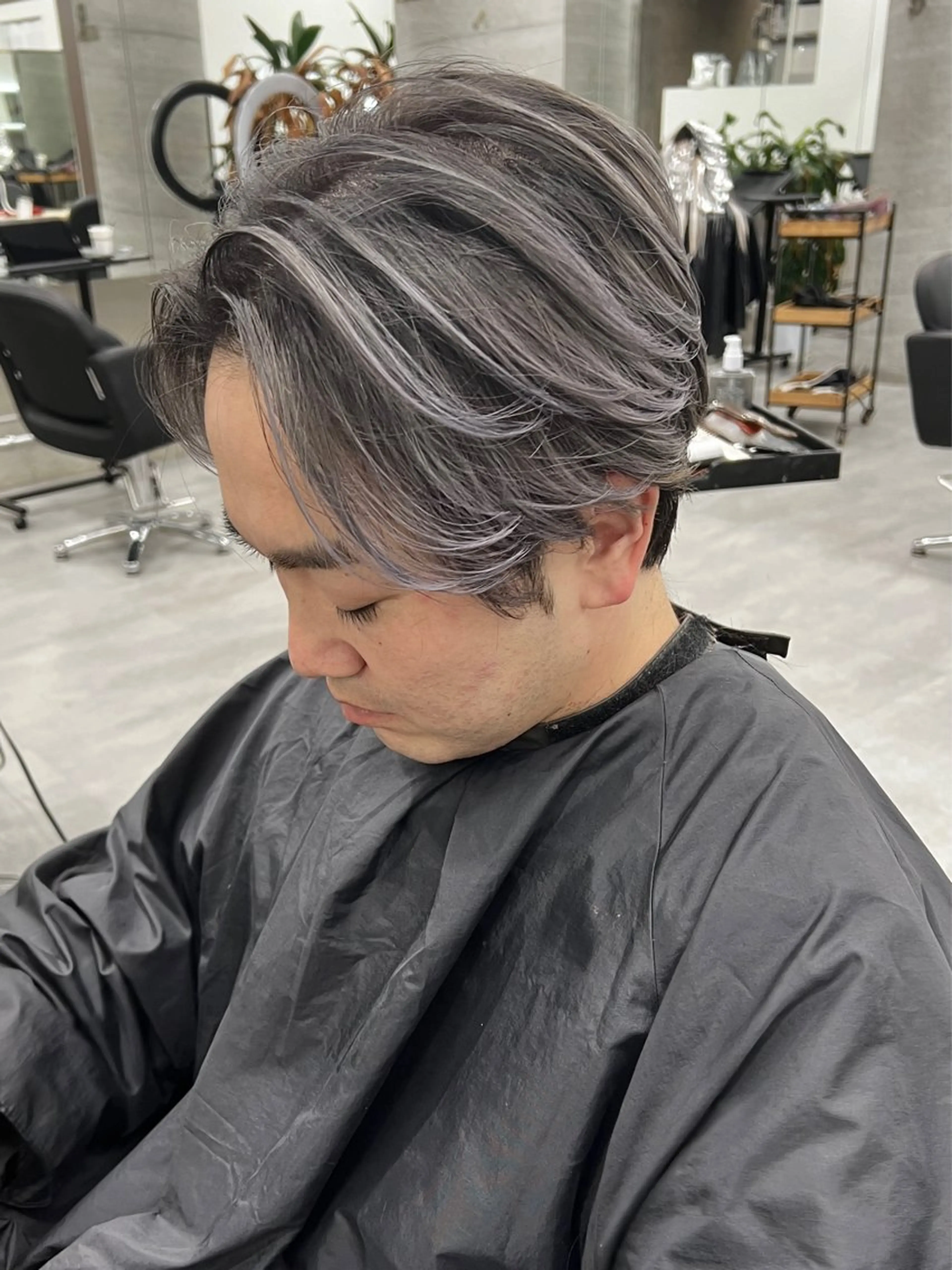 ショート カラー メンズ welring hair salonのヘアスタイル
