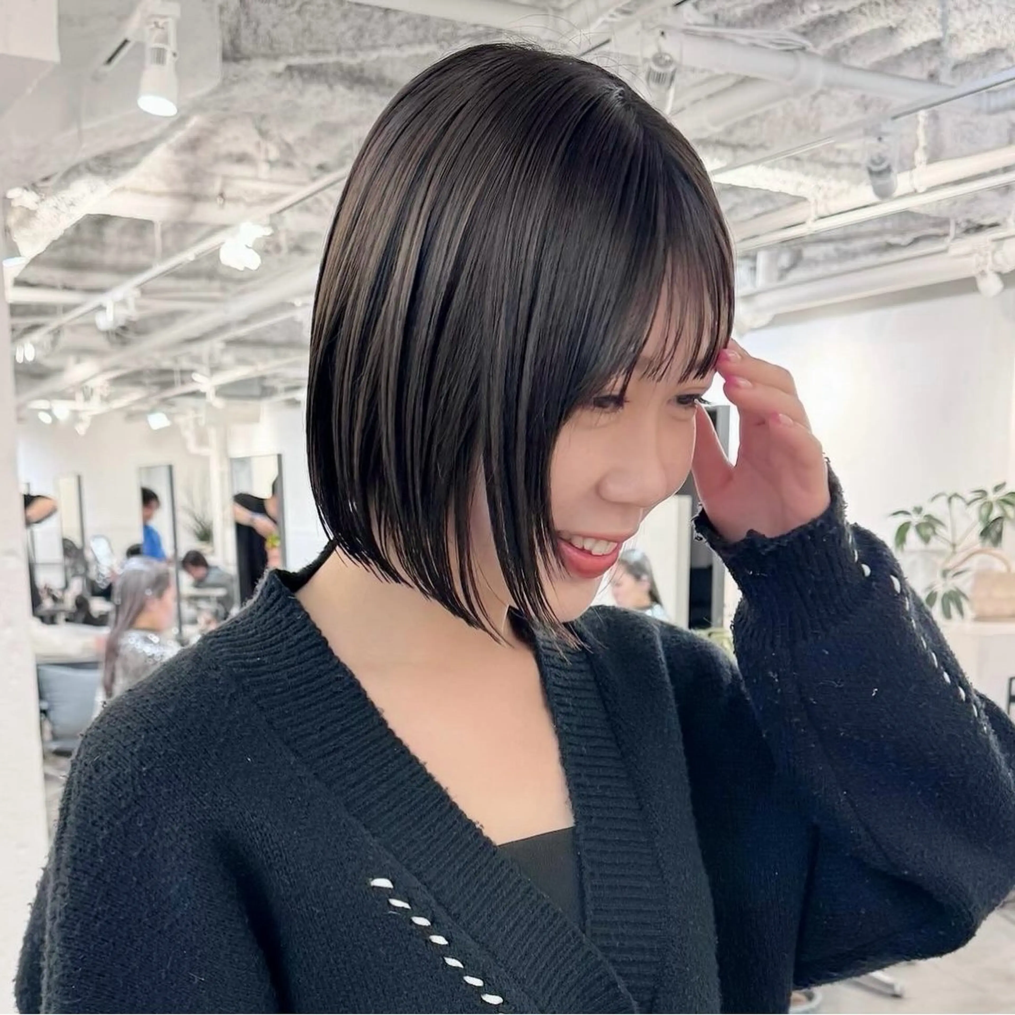 ミディアム カット カット特化 /BLUET/新宿のヘアスタイル