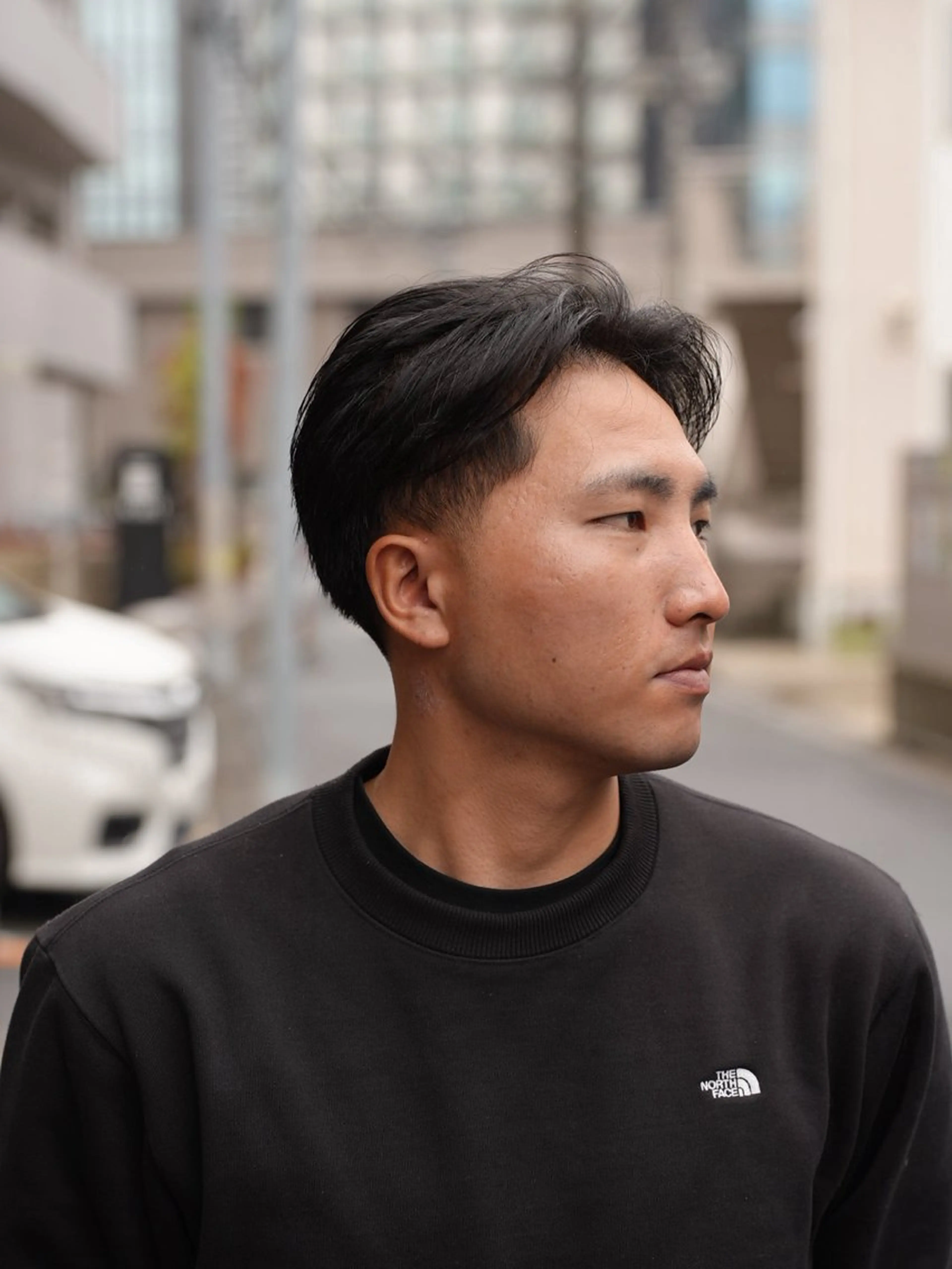 メンズ センターパート フェードカット メンズ特化🔥 颯太のヘアスタイル