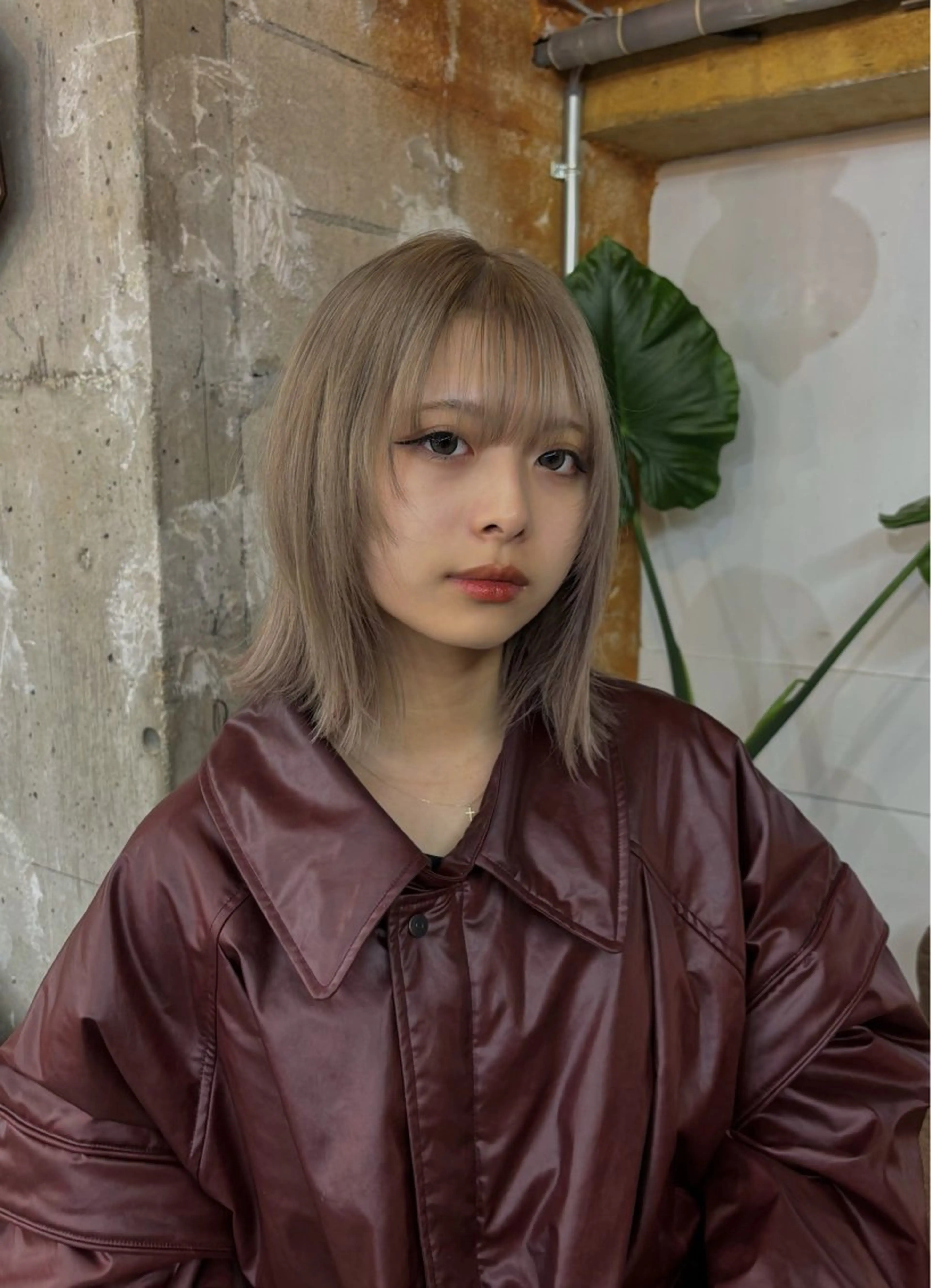 ブリーチカラー　ブリーチリタッチカラー（シャンプー&ブロー）の写真