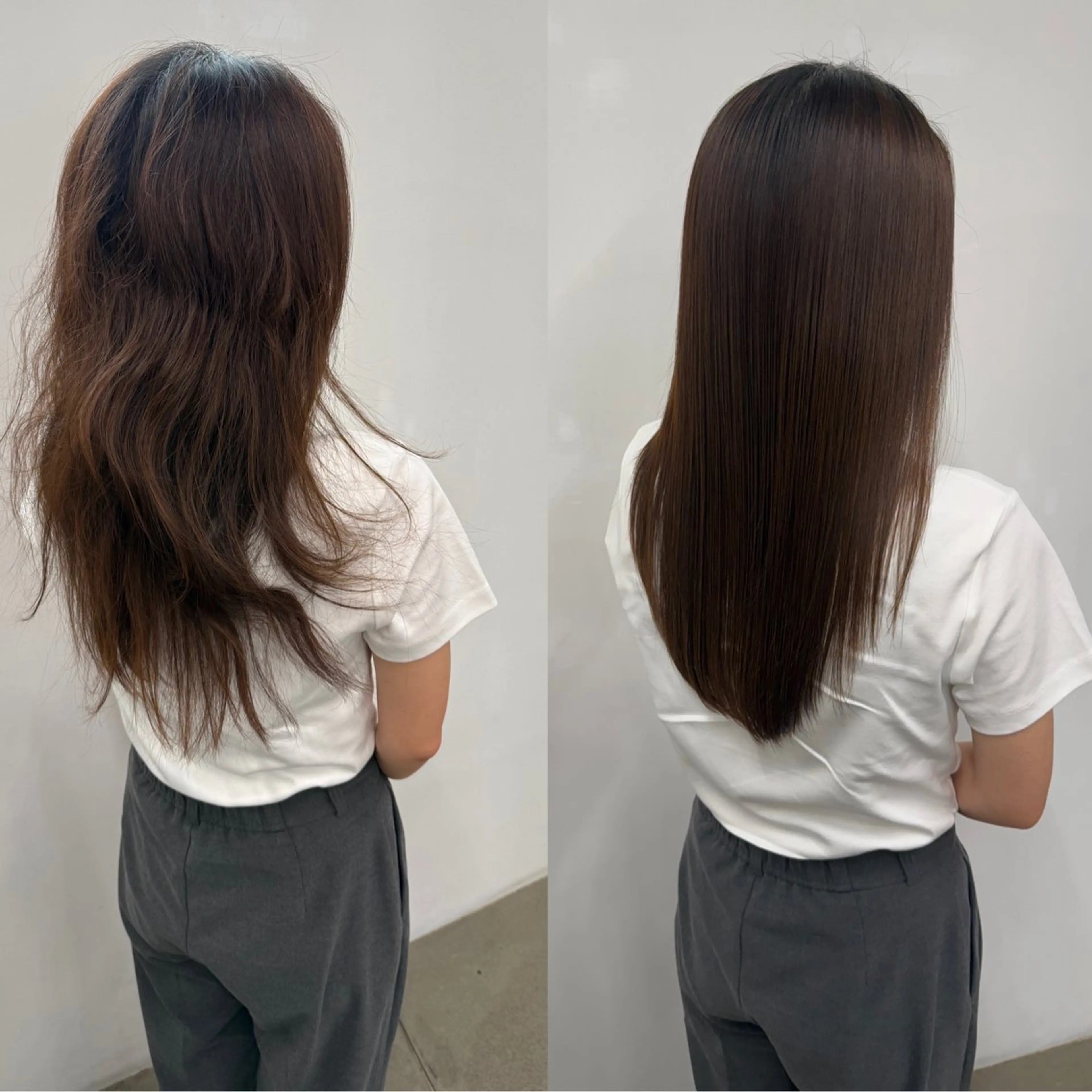 セミロング ひろし/髪質改善/ 縮毛矯正/透明感✨のヘアスタイル