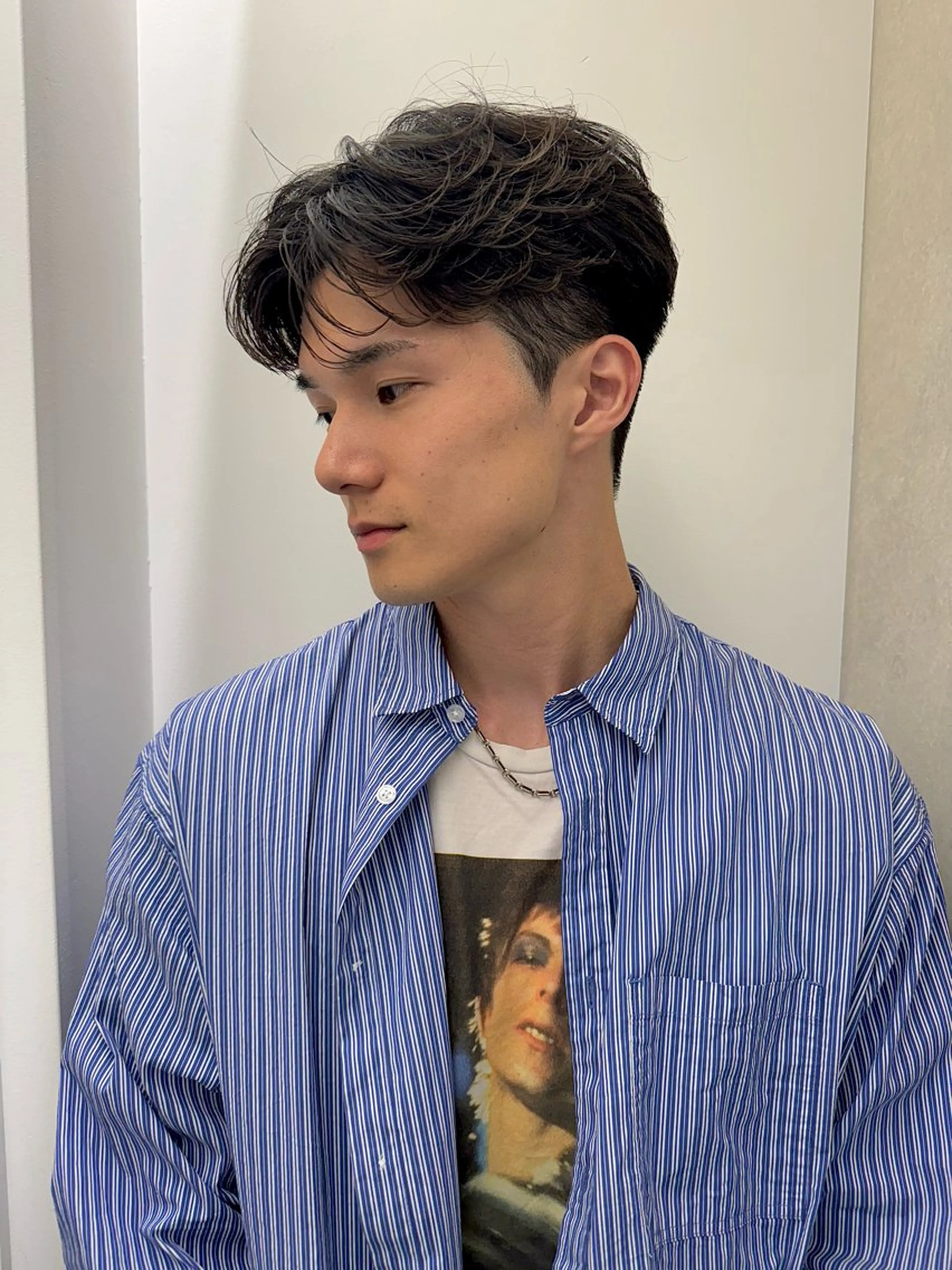 ショート パーマ メンズ カット パーマ 🇰🇷カルマパーマ kaito🇰🇷のヘアスタイル