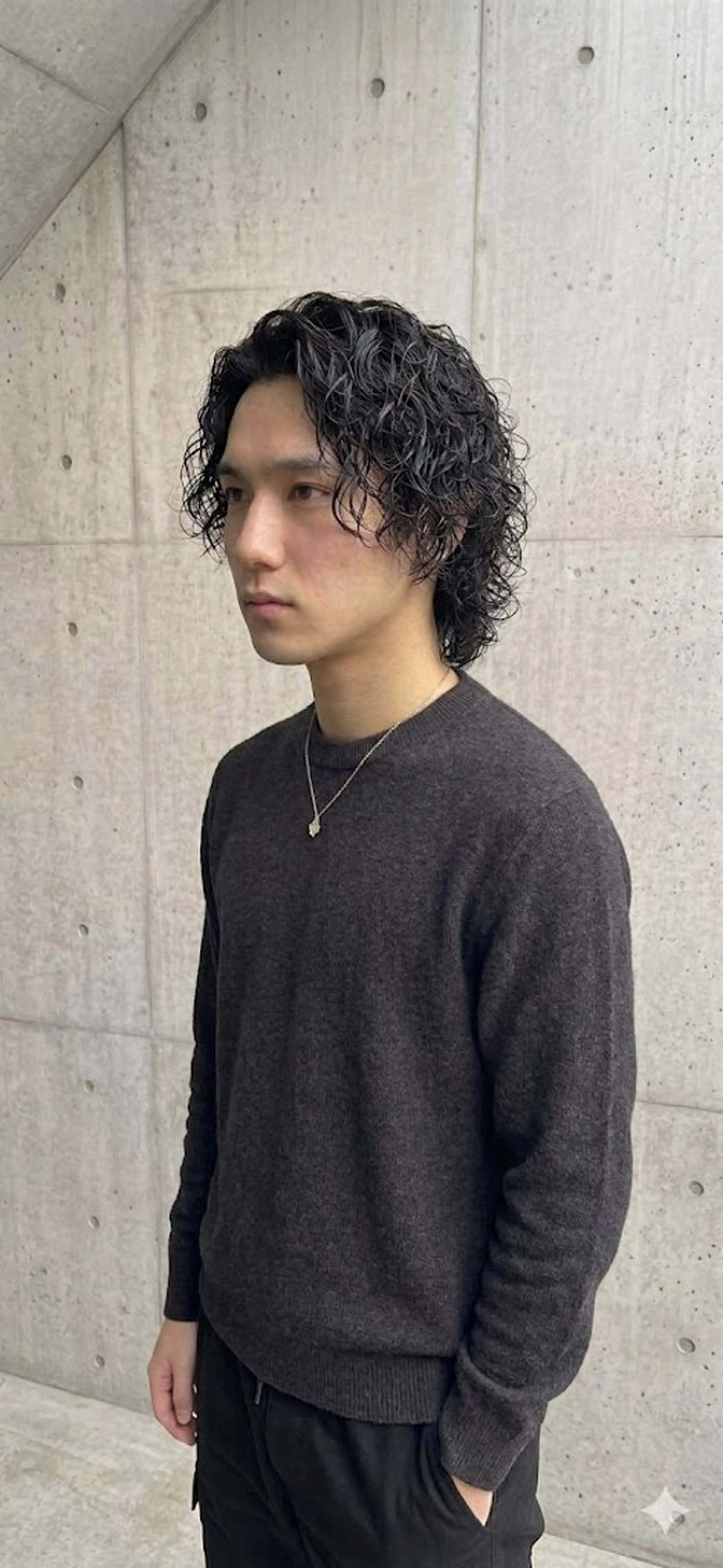 パーマ メンズ メンズパーマ メンズウルフカット ウルフカット カット パーマ 🌀メンズパーマ🌀 カット💇こうせいのヘアスタイル