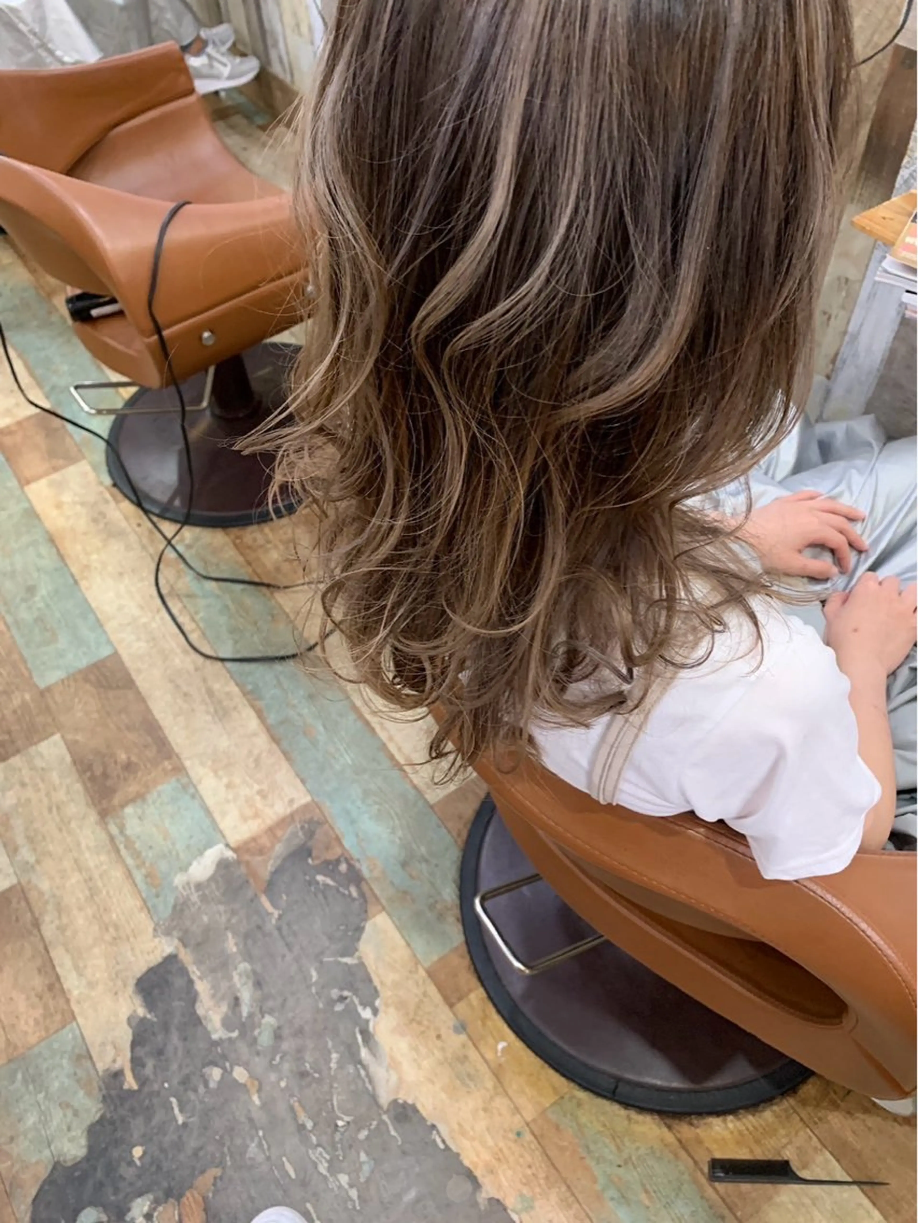 セミロング カラー Hair's RooMのヘアスタイル